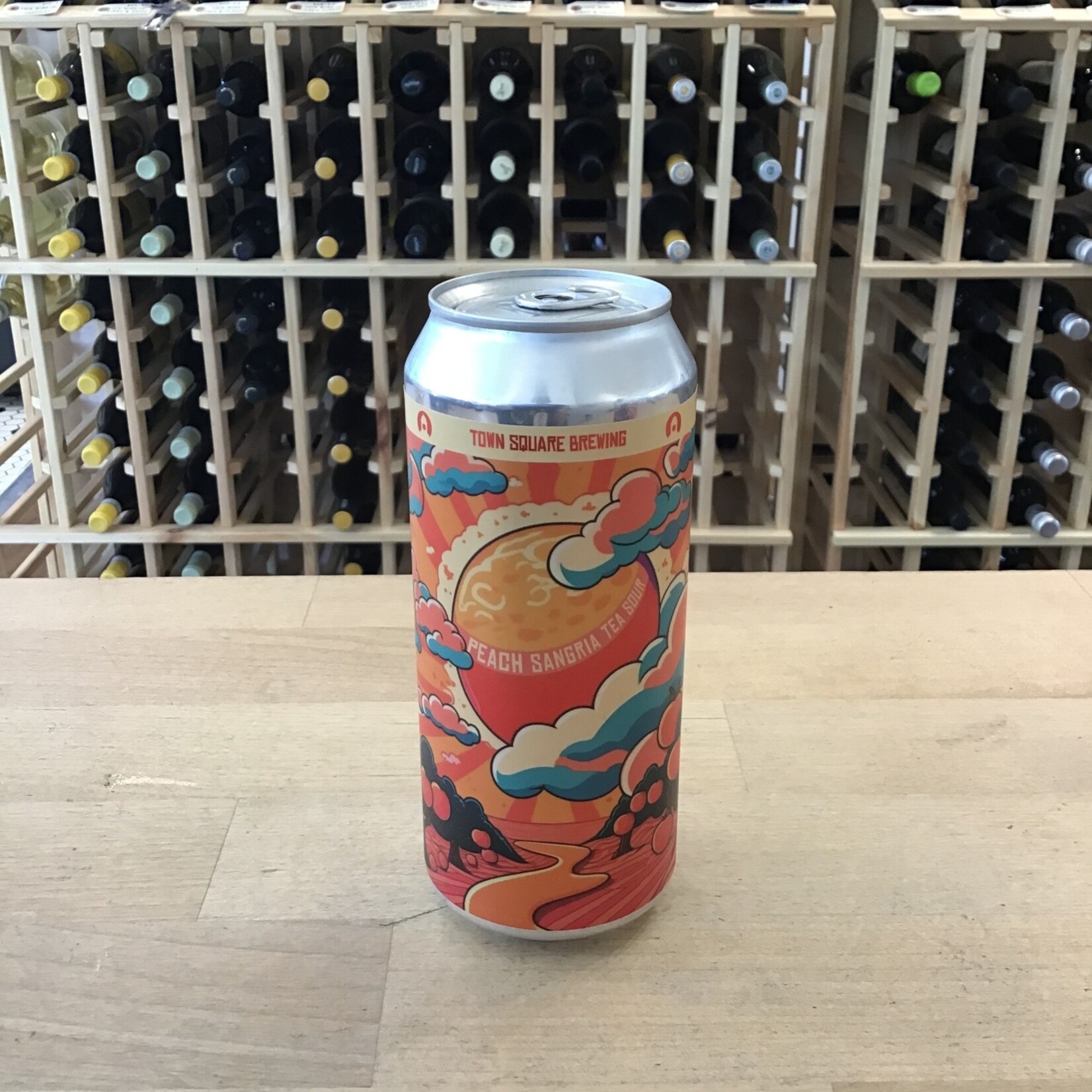 Town Square 'Peach Sangria White Tea Sour' Town Square 473ml 5.5%