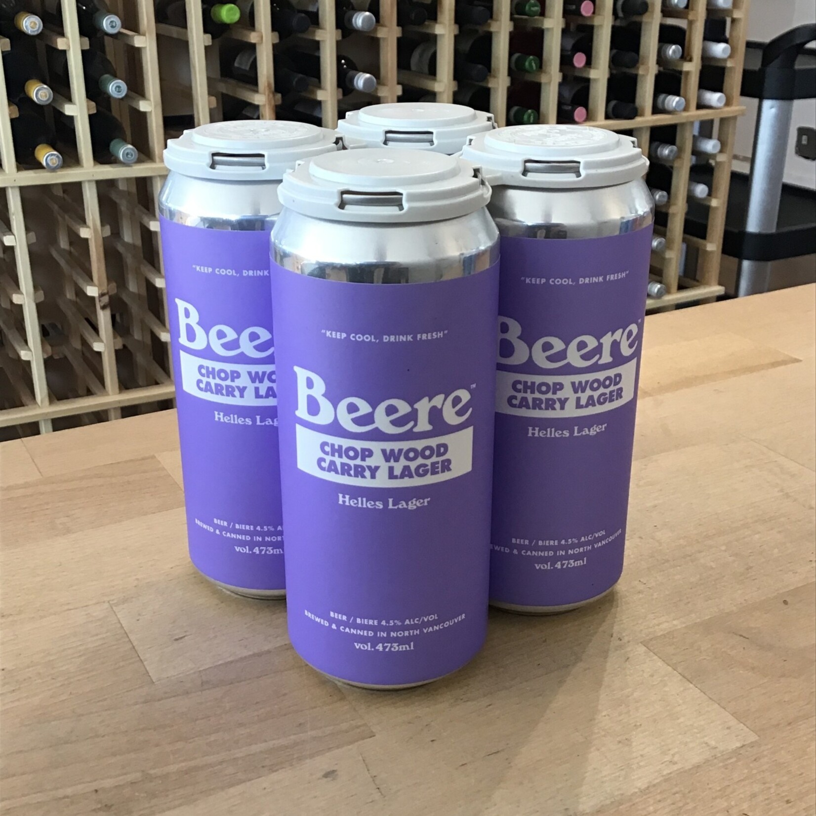 'Chop Wood, Carry Lager' Helles Lager, Beere 4x473ml 4.5%