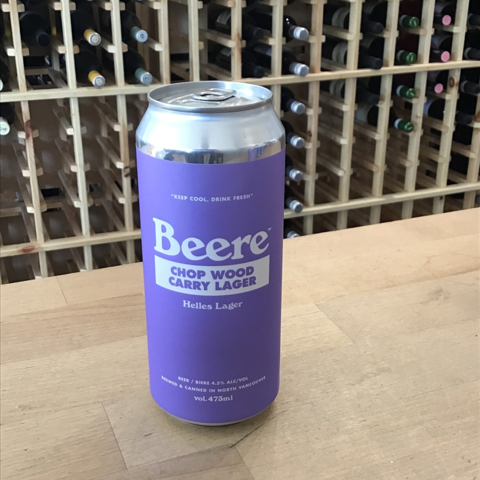 'Chop Wood, Carry Lager' Helles Lager, Beere 473ml 4.5%