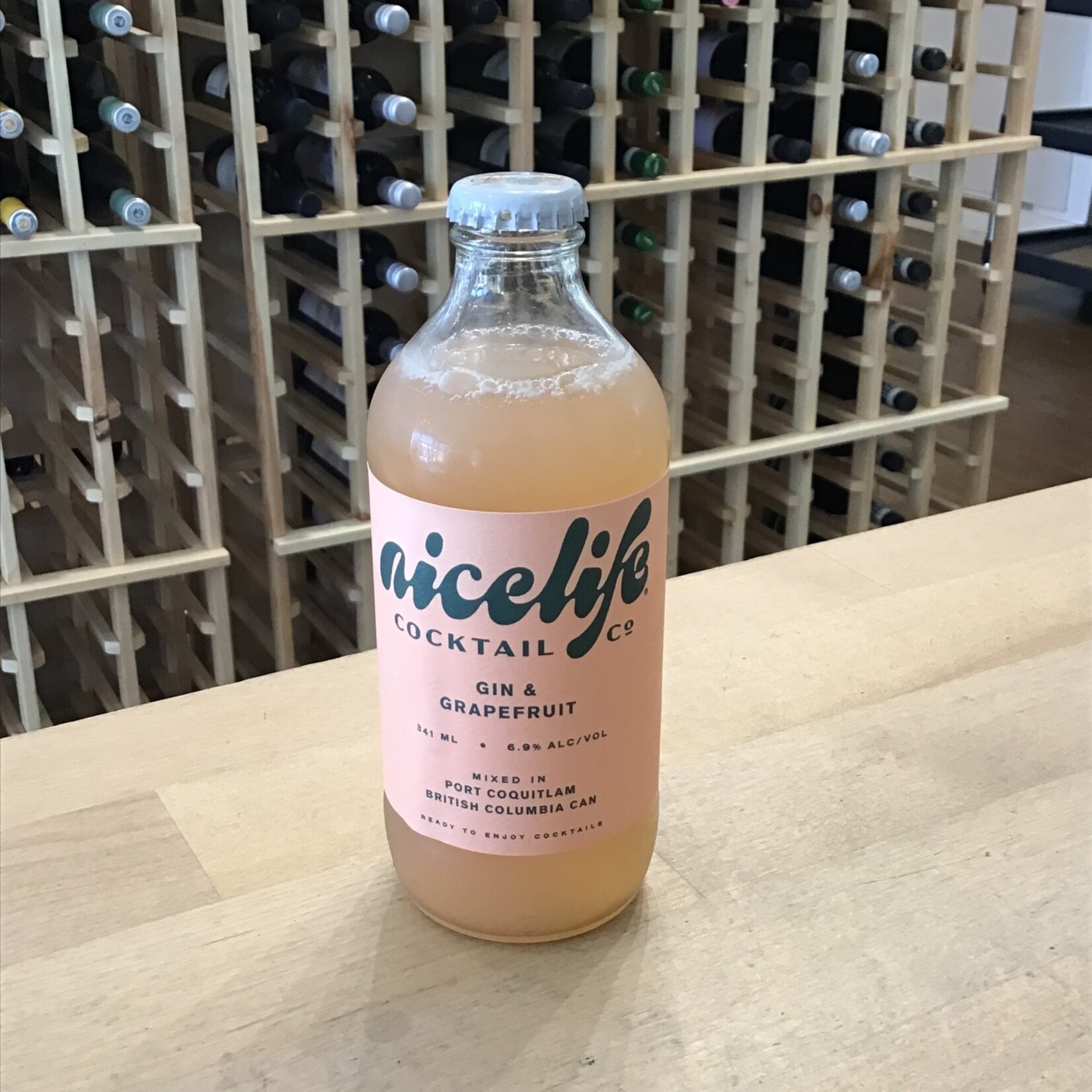 'Gin & Juice' Ready To Enjoy Cocktail, Nicelife Spirits 341ml 6.9%