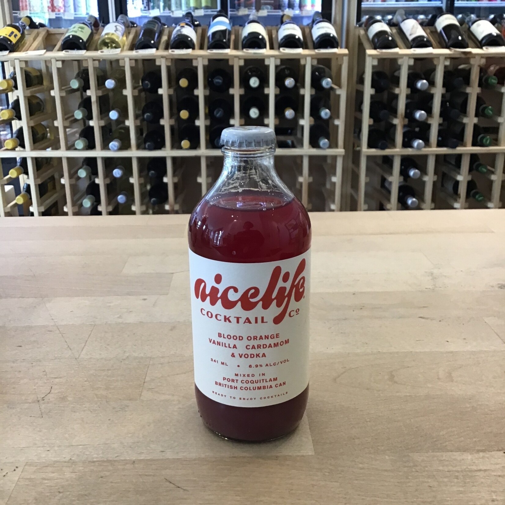 'Blood Orange Vanilla Cardamom' Ready To Enjoy Cocktail, Nicelife 341ml 6.9%