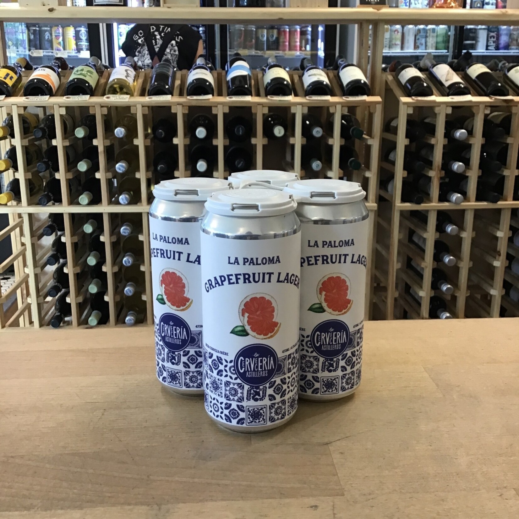 'La Cerveceria La Paloma' Grapefruit Lager 4x473ml 4.5%