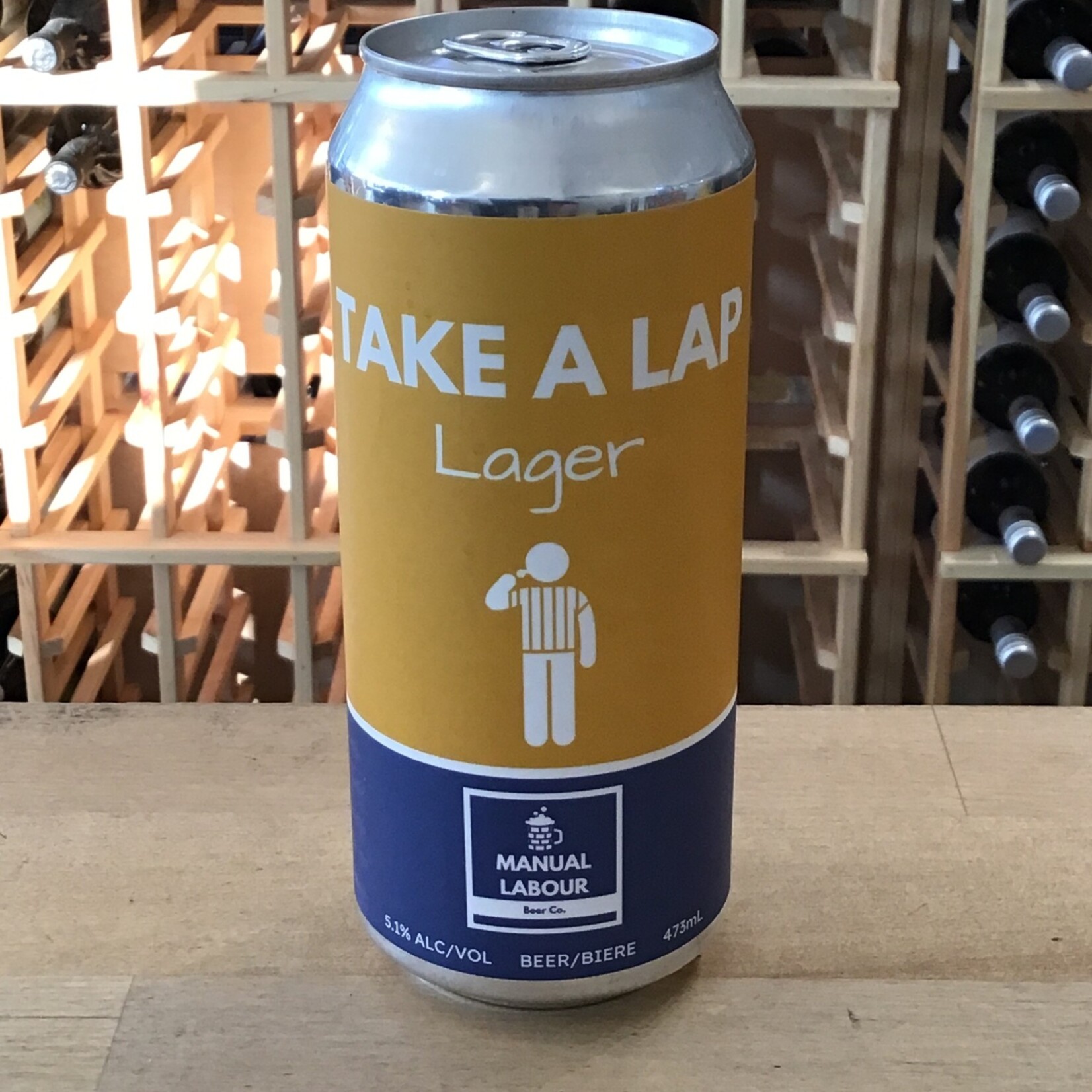 'Take  a Lap' Lager, Manual Labour 473ml 5.1%