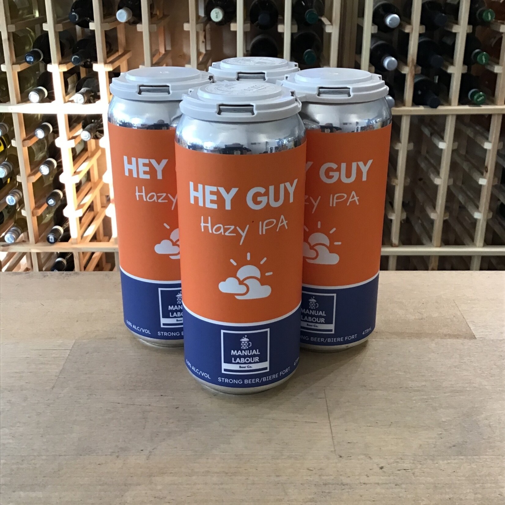 'Hey Guy' Hazy IPA, Manual Labour 4x473ml 6%