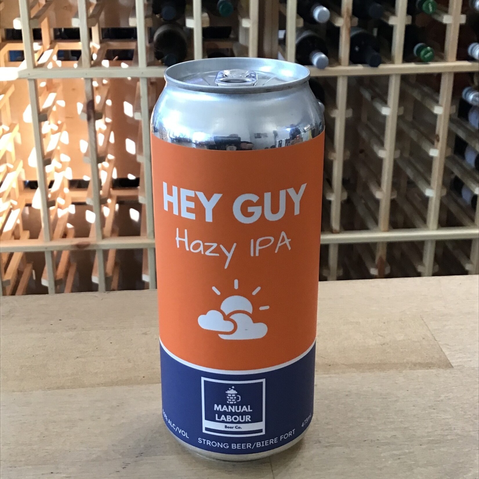 'Hey Guy' Hazy IPA, Manual Labour 473ml 6%