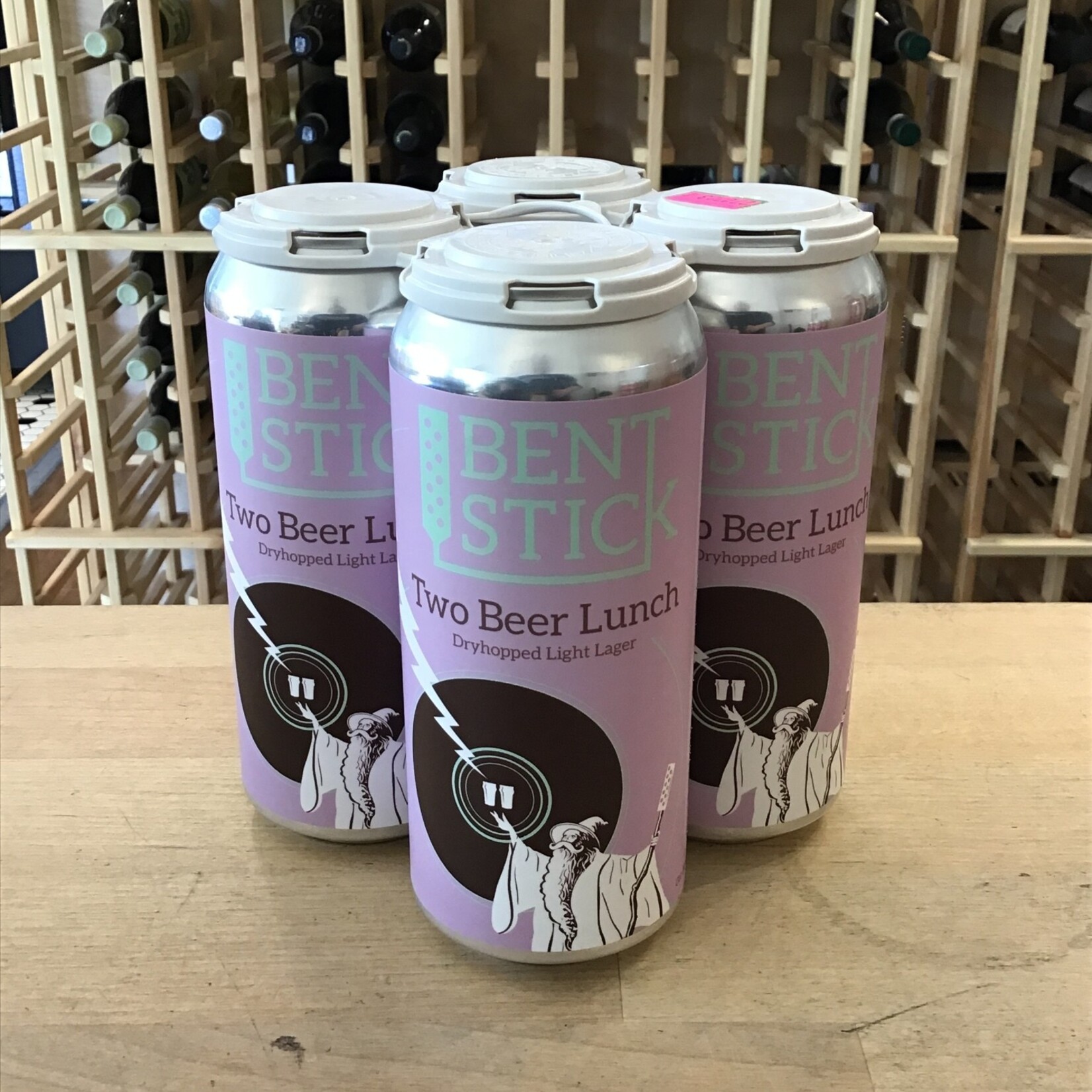 Bent Stick 'Two Beer Lunch' Dryhopped Light Lager, Bent Stick 4x473ml 3.8%