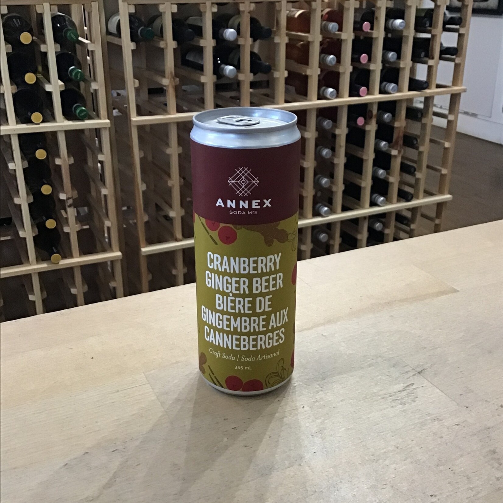 Annex Ale Project Annex Soda, Cranberry Ginger Beer 355ml Non-Alcoholic