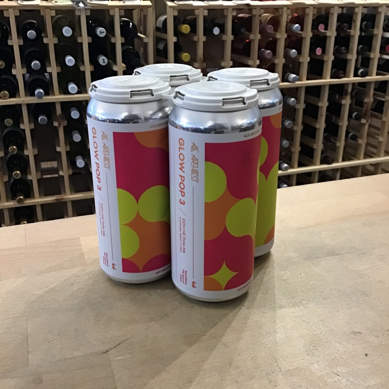 Ale Architect 'Glow Pop 3' DDH NE Pale Ale, Ale Architect 4x473ml 4%