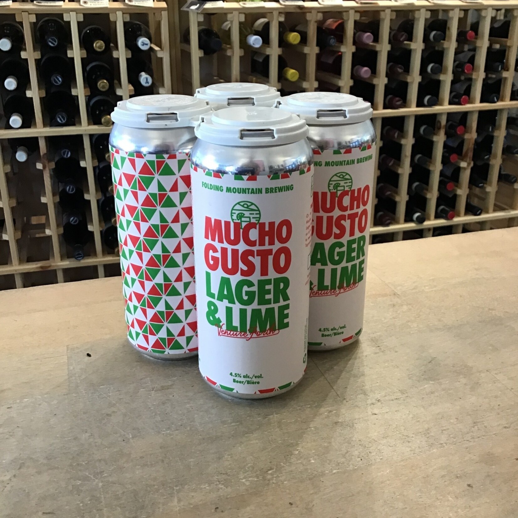 Folding Mountain 'Mucho Gusto' Lager & Lime 4x473ml 4.5%