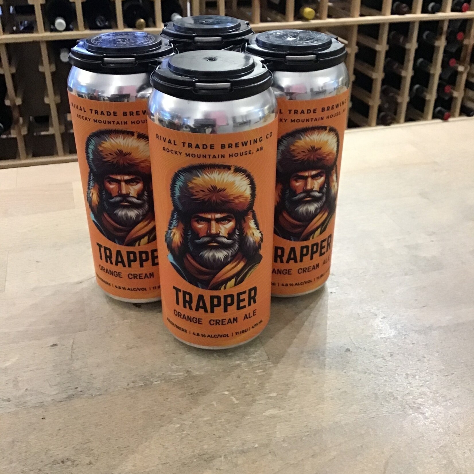 'Trapper' Orange Cream Ale, Rival Trade 4x473ml 4.8%