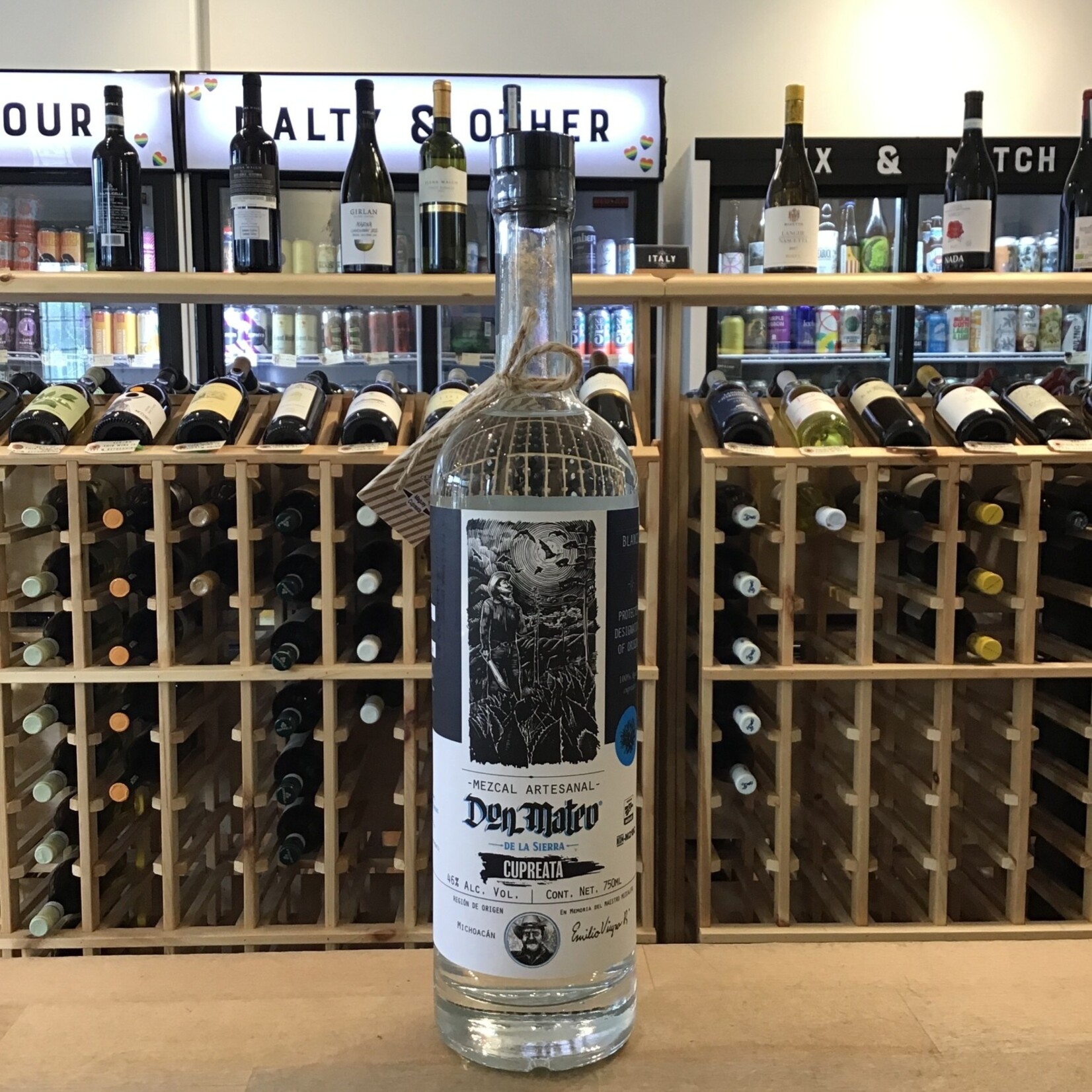 Don Mateo Don Mateo de la Sierra, Mezcal Blanco Cupreata 750ml 46.0%