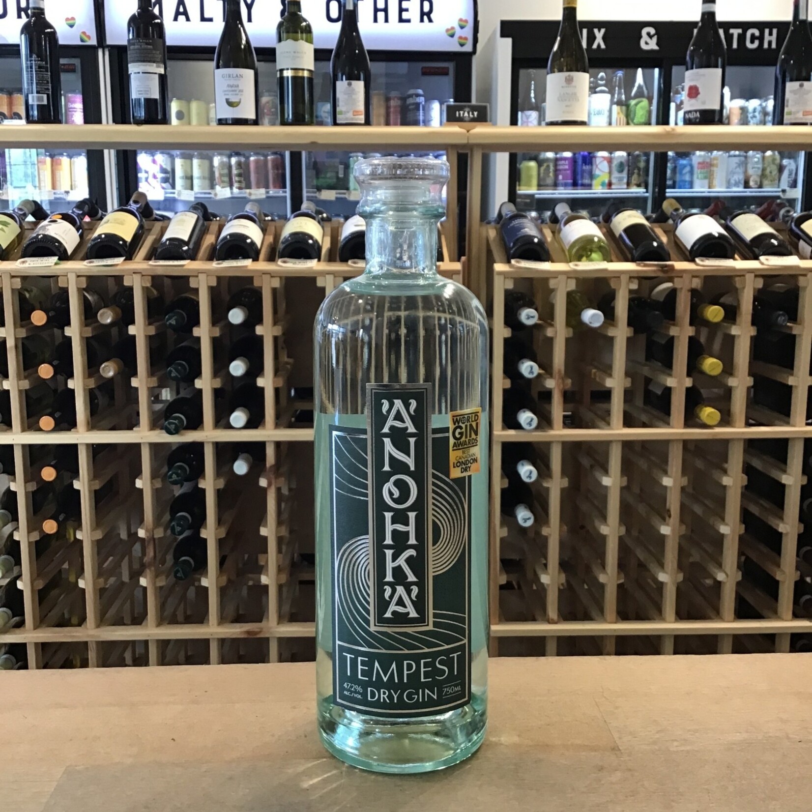 Anohka, 'Tempest' Dry Gin 750ml 47.2%