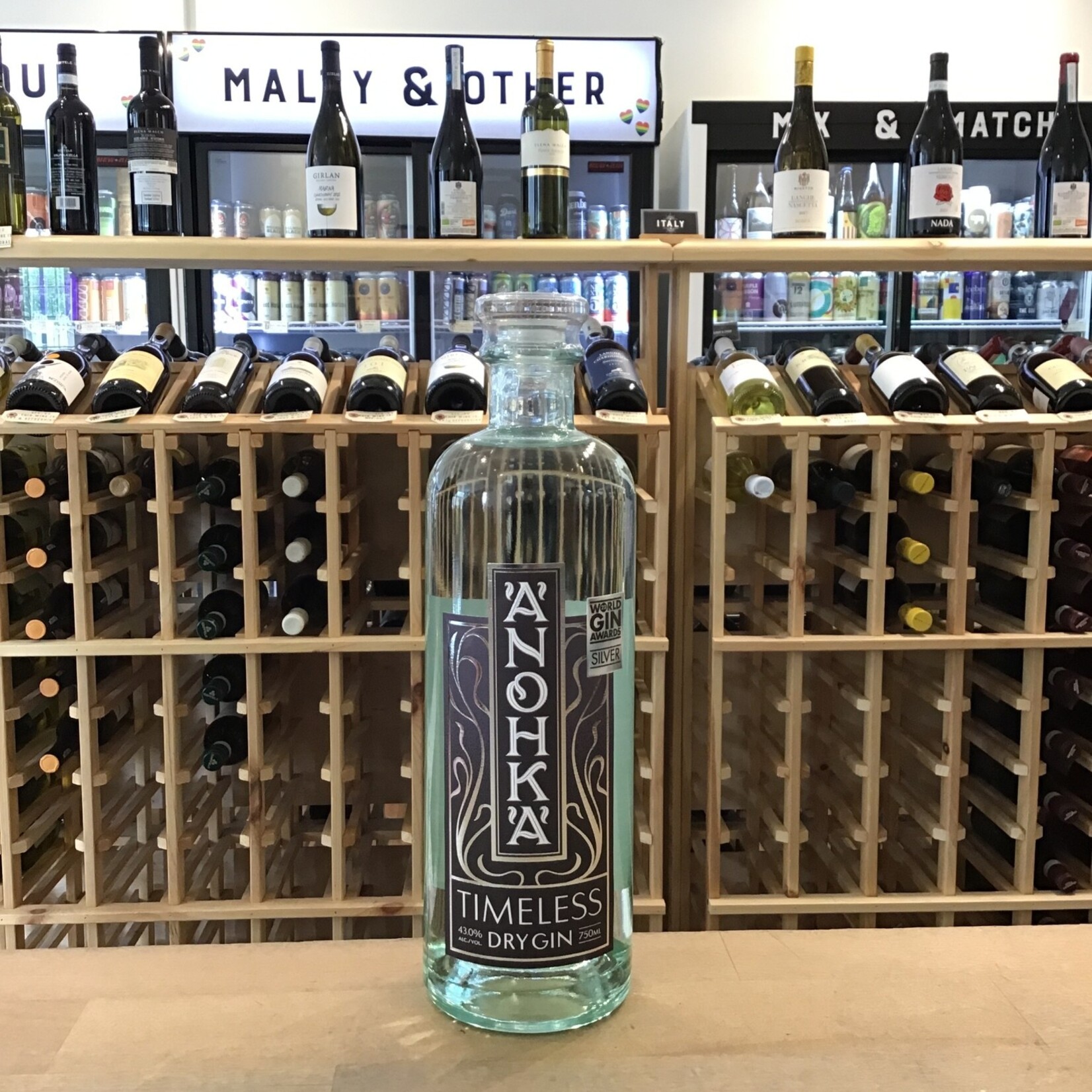 Anohka, 'Timeless' Dry Gin 750ml 43%