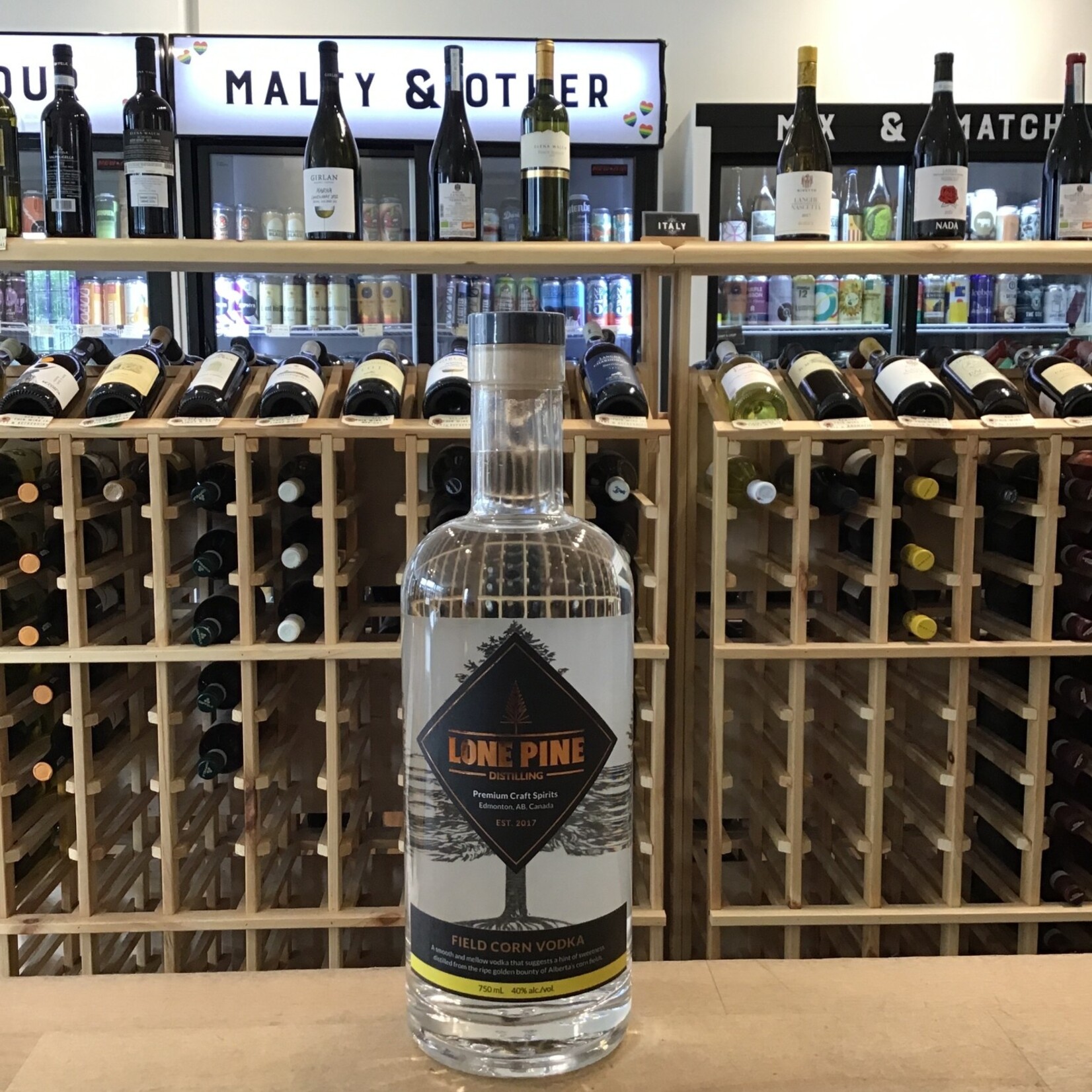 Field Corn Vodka, Lone Pine 750ml 40%