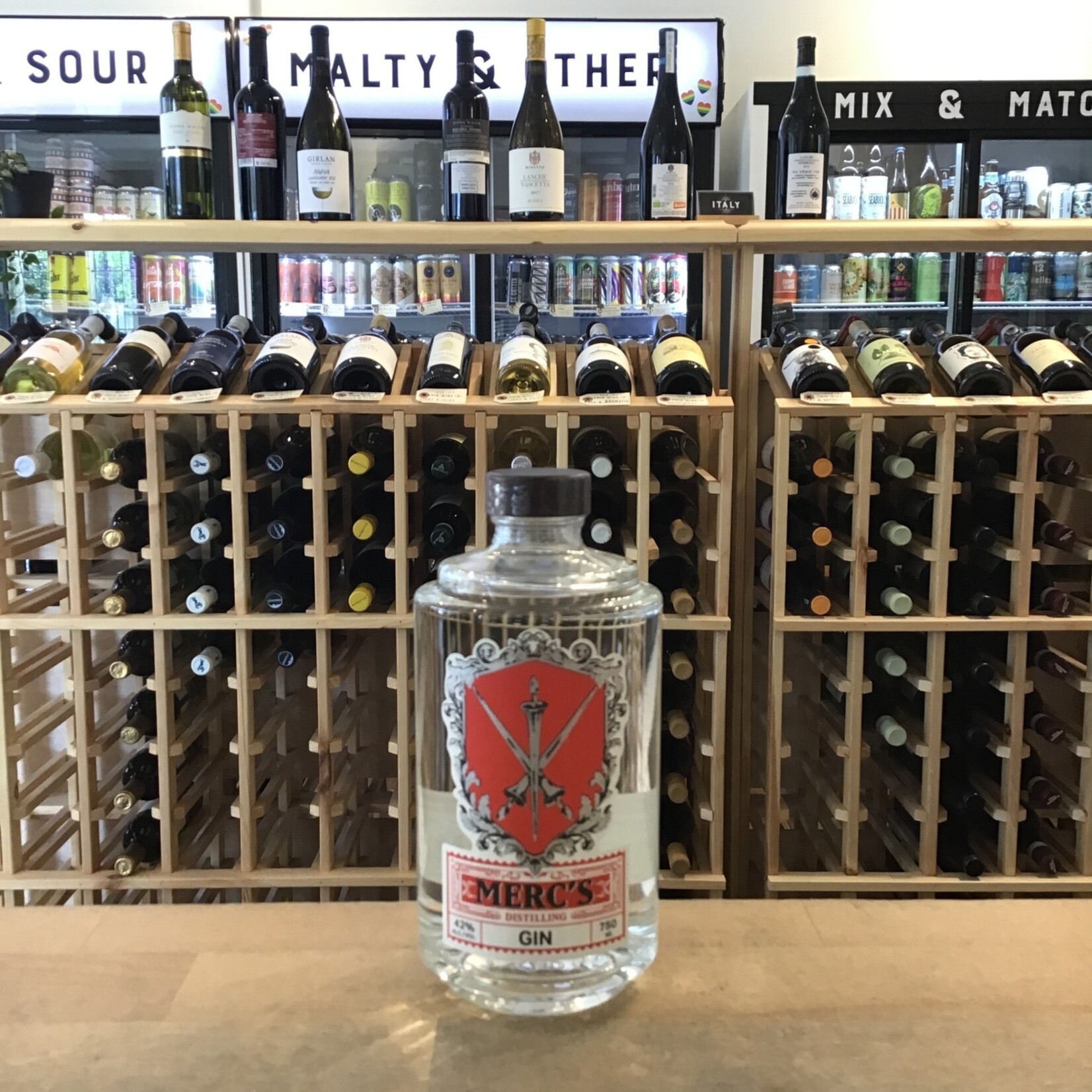 Merc's Gin 750ml 42%