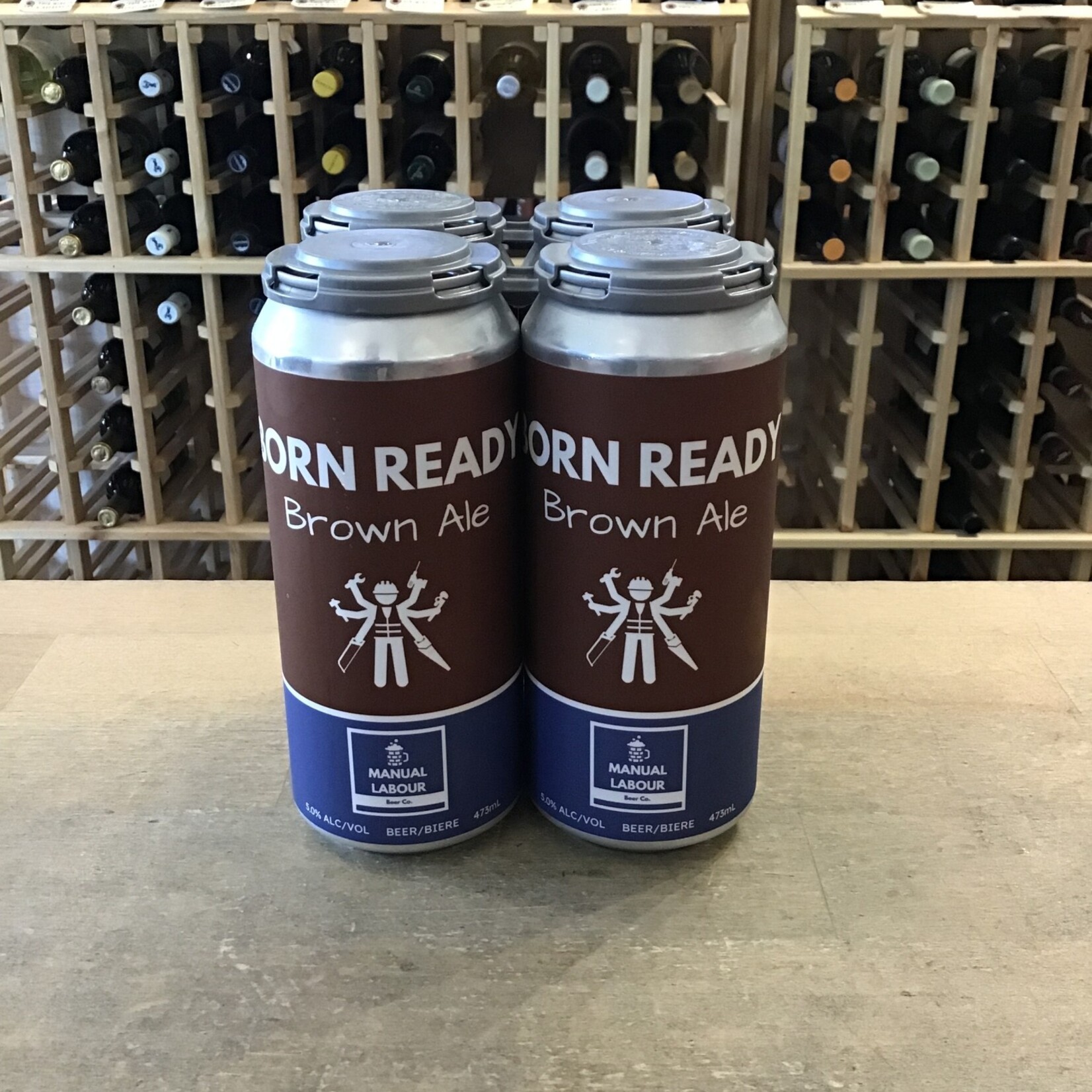 'Born Ready' Brown Ale, Manual Labour 4x473ml 5.0%