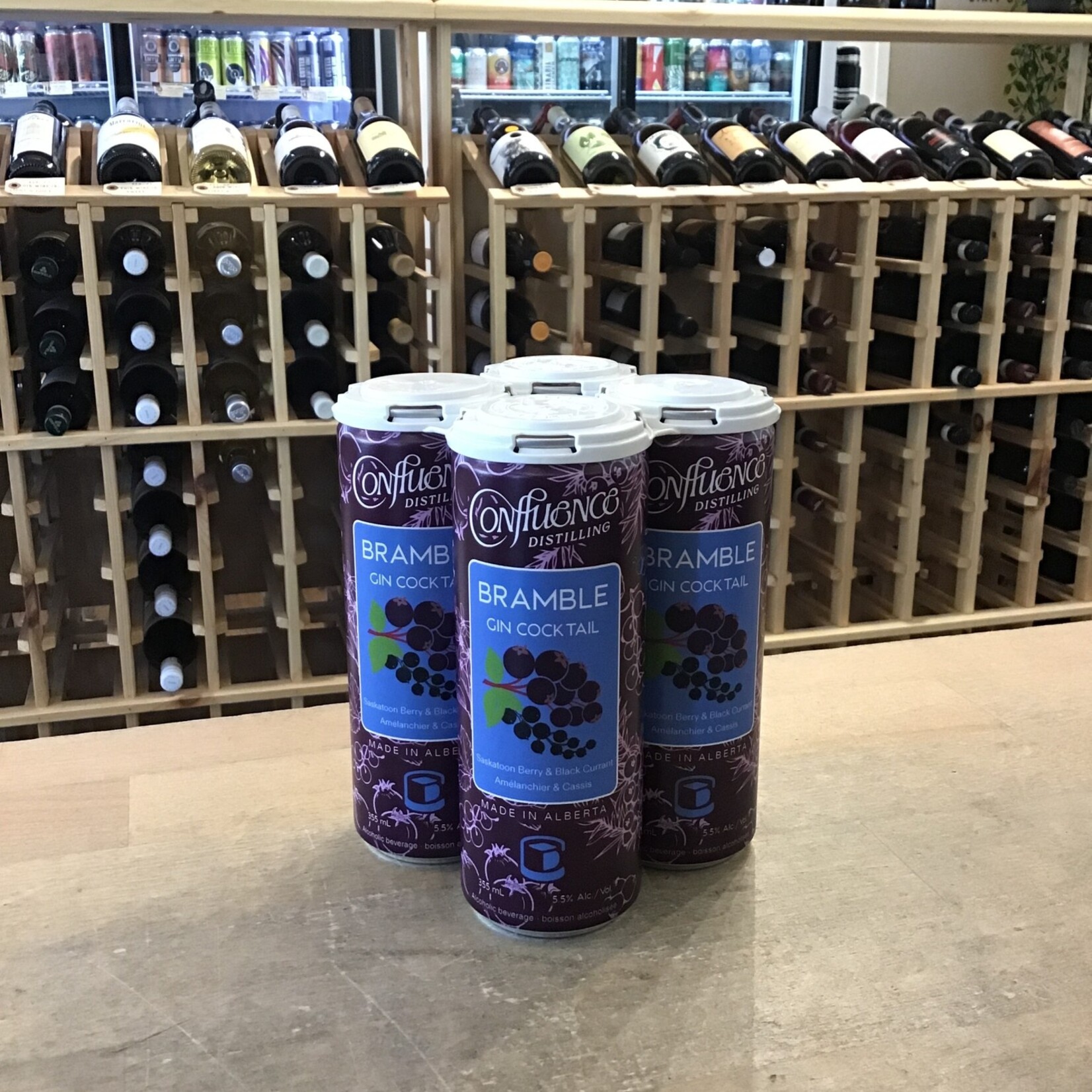 Confluence Saskatoon Berry Black Currant Bramble, Confluence 4x355ml 5.7%