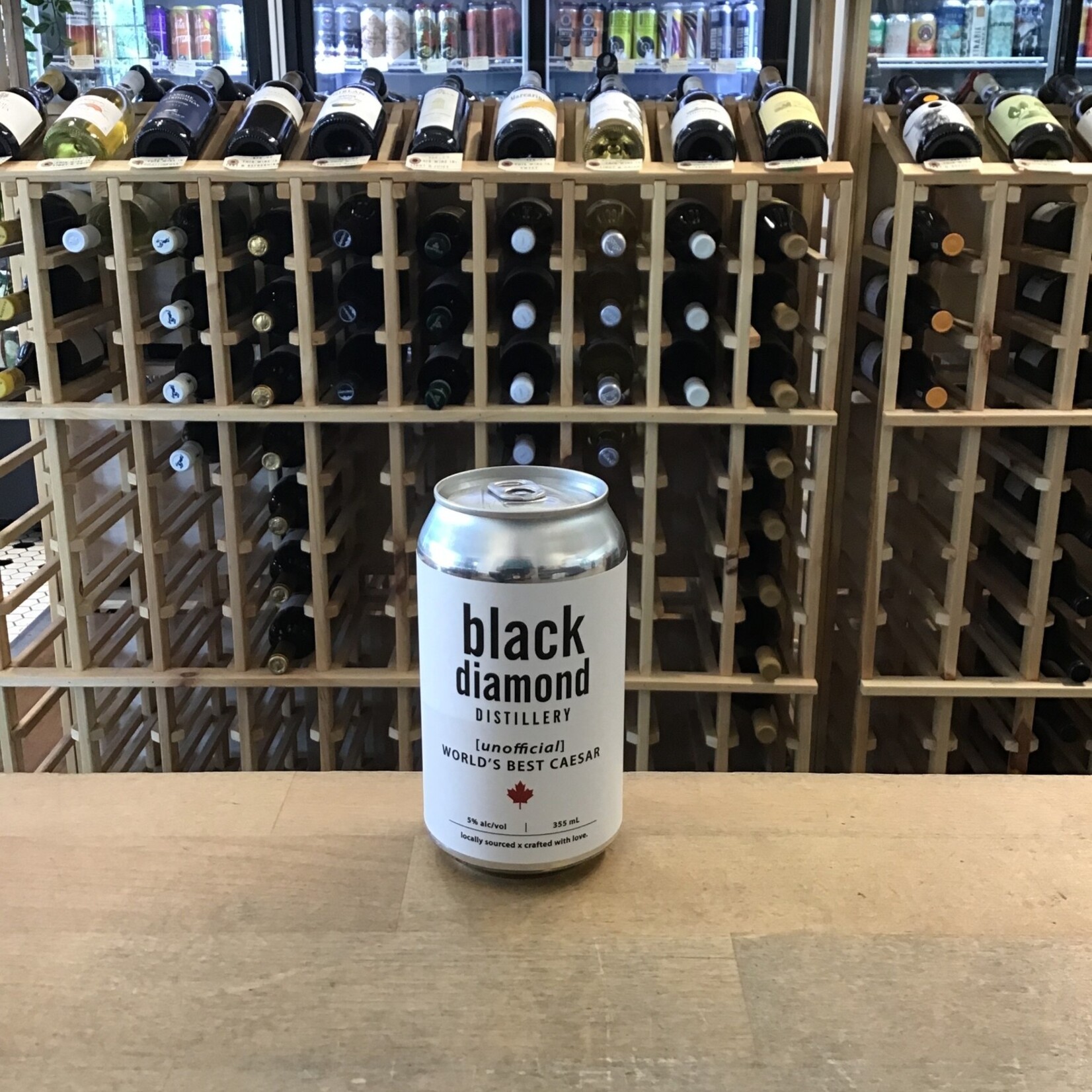 'World's Best Caesar' Vodka Cocktail, Black Diamond 355ml 5.0%