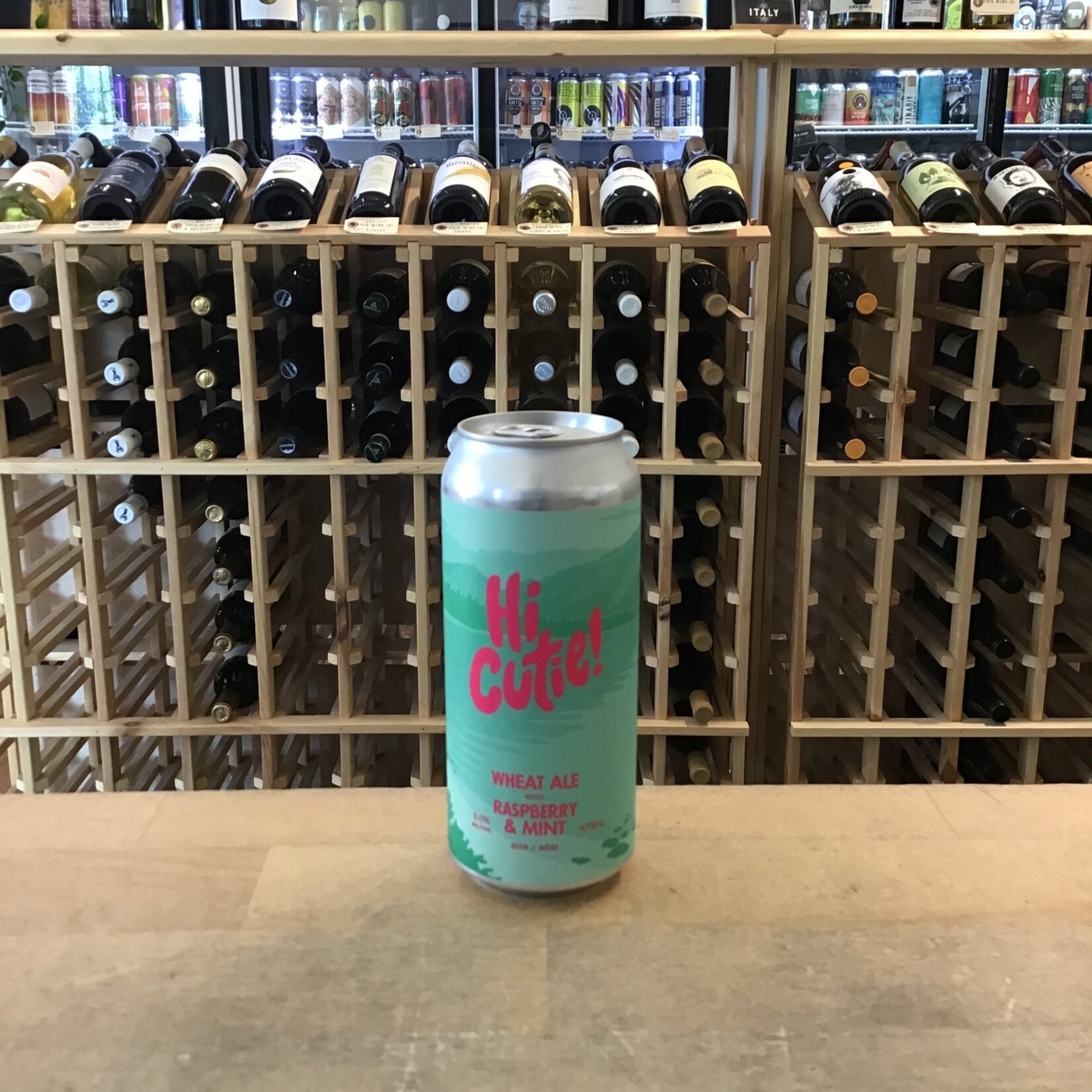 Born Colorado 'Hi Cutie!' Wheat Ale brewed with Raspberry & Mint, Born Colorado 473ml 5.0%