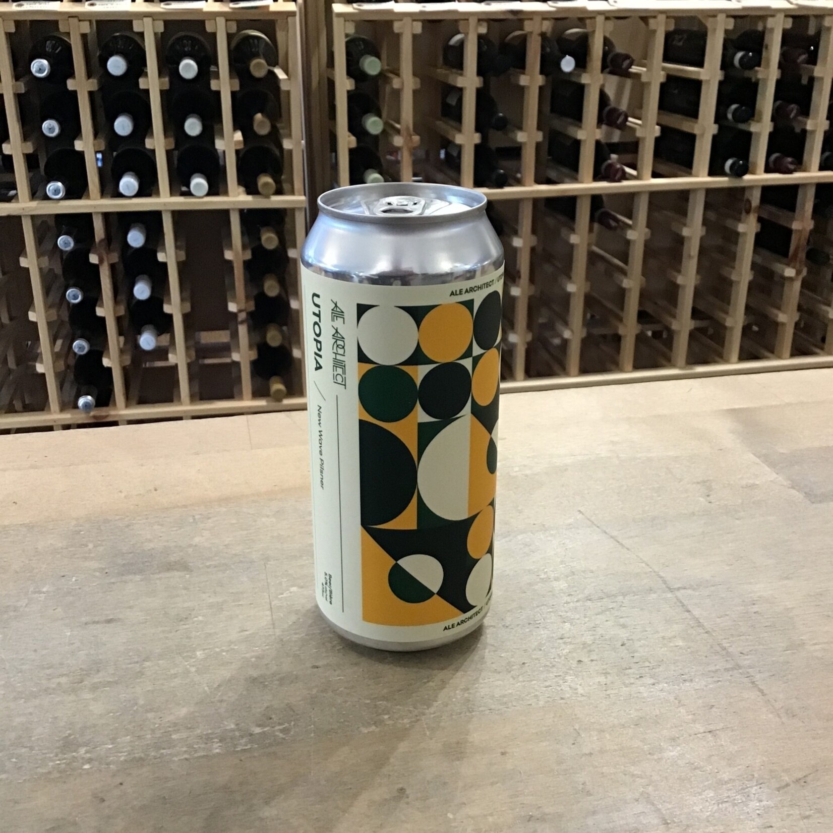 Ale Architect 'Utopia' New Wave Pilsner, Ale Architect 473ml 5.0%