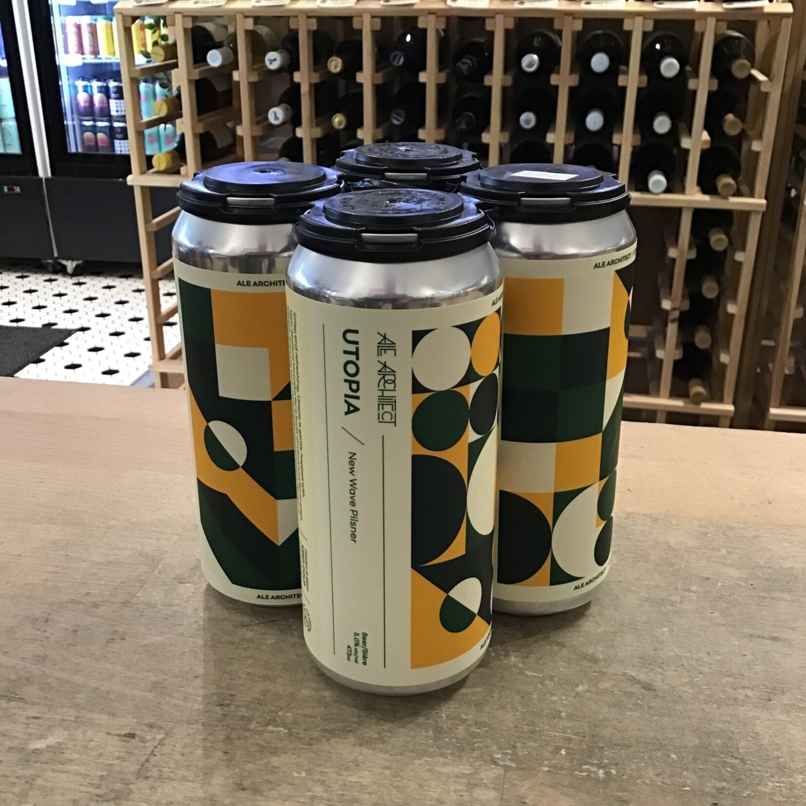 Ale Architect 'Utopia' New Wave Pilsner, Ale Architect 4x473ml 5.0%