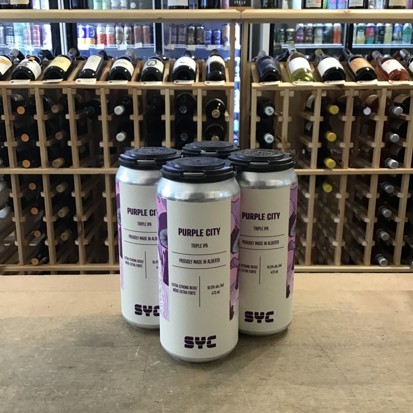 SYC Brewing 'Purple City' Triple IPA, 4x473ml 10%