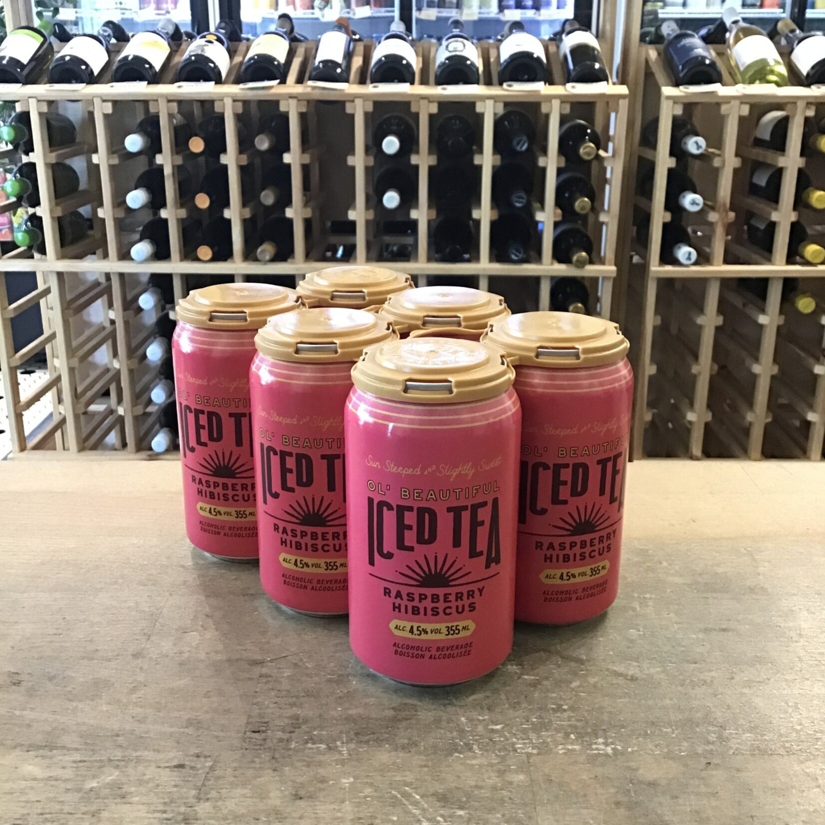 Ol' Beautiful Brewing Raspberry' Hard Iced Tea, Ol' Beautiful 6x355ml 4.5%