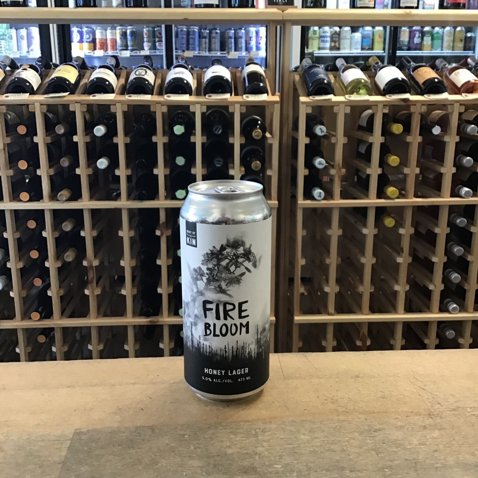 Best Of Kin 'Fire Bloom' Honey Lager, Best of Kin 473ml 5%