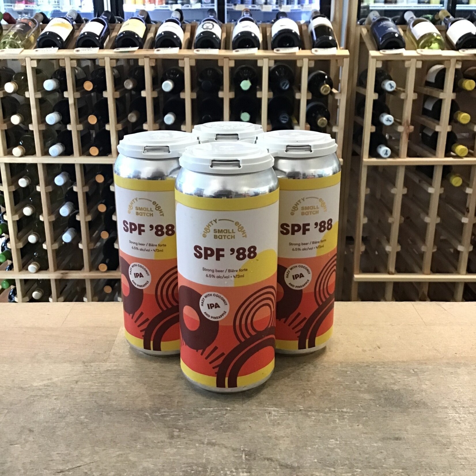 'SPF '88' Hazy Coconut IPA, Eighty Eight 4x473ml 6.5%