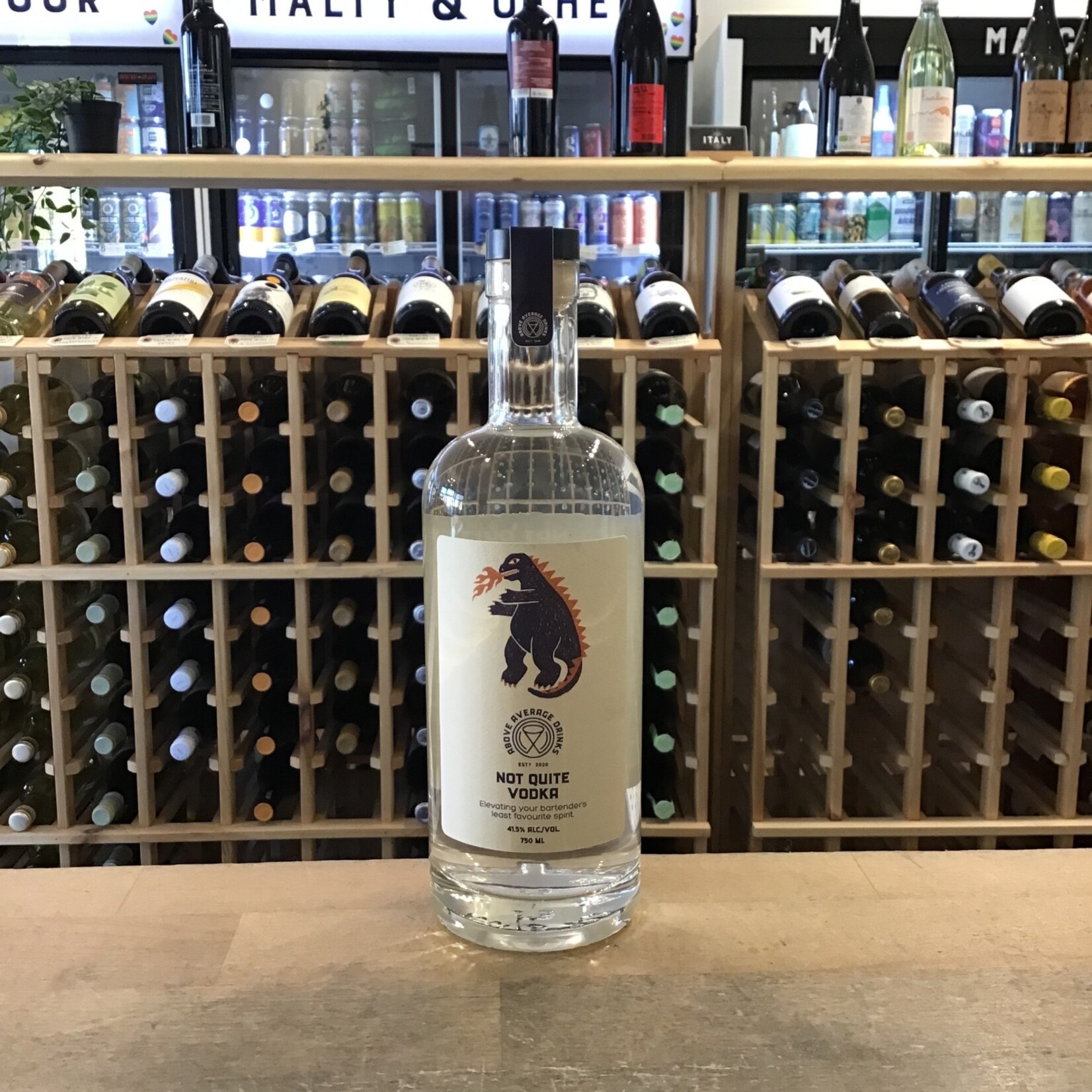 Above Average 'Not Quite Vodka' 750ml 41.5%