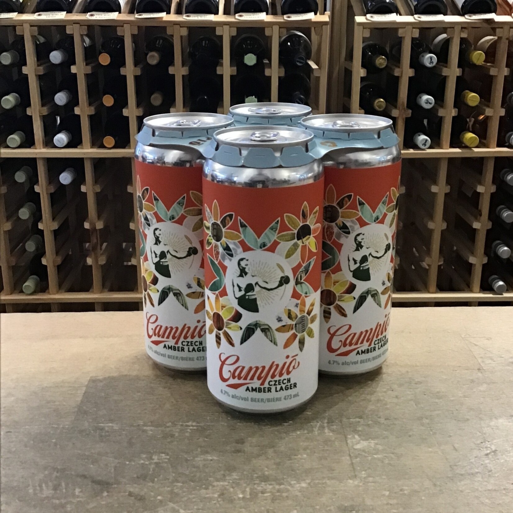 Campio Brewing Co. 'Czech Amber Lager' Campio 4x473ml 4.7%