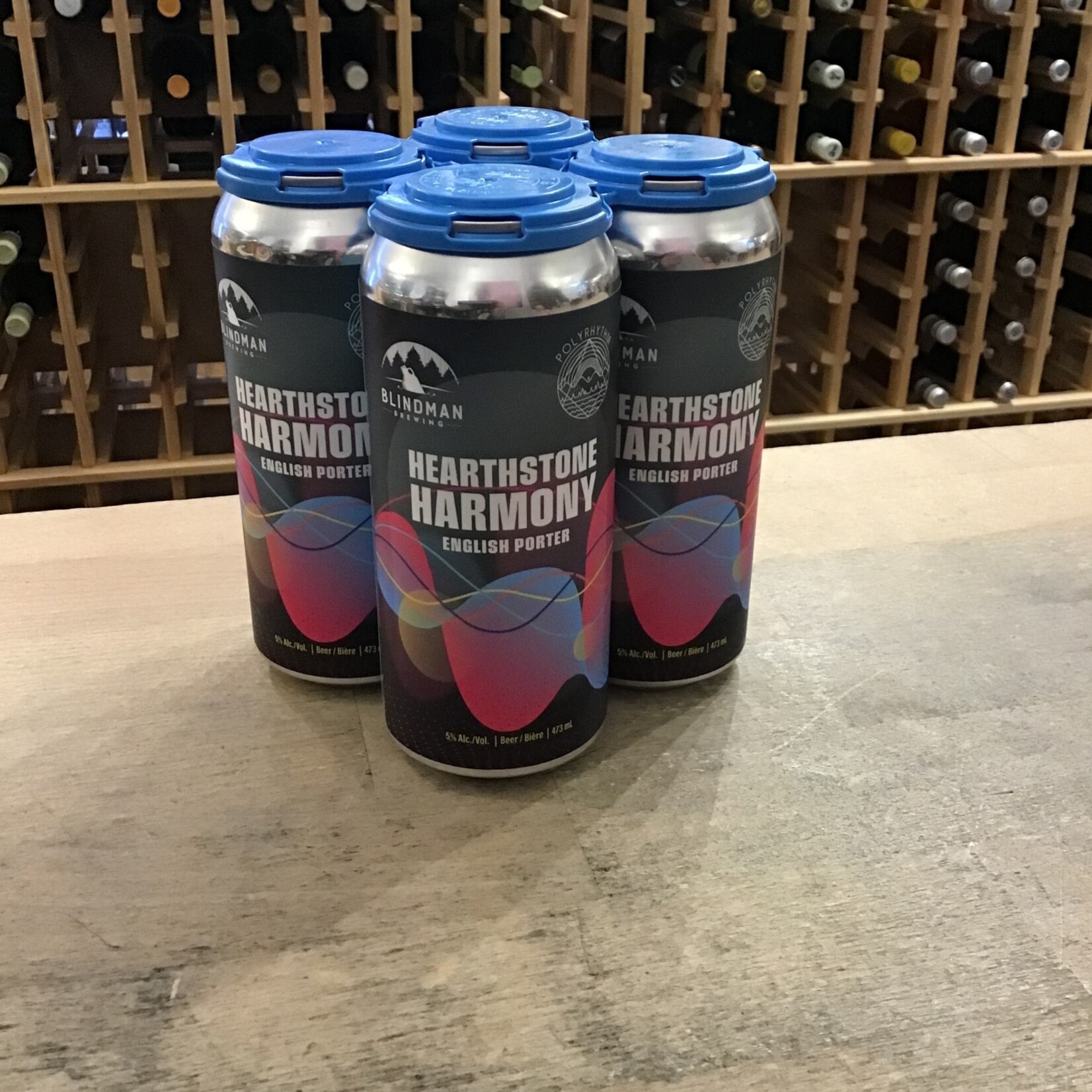 Blindman 'Hearthstone  Harmony' English Porter, Blindman x Polyrhyth 4x473ml 6.5%