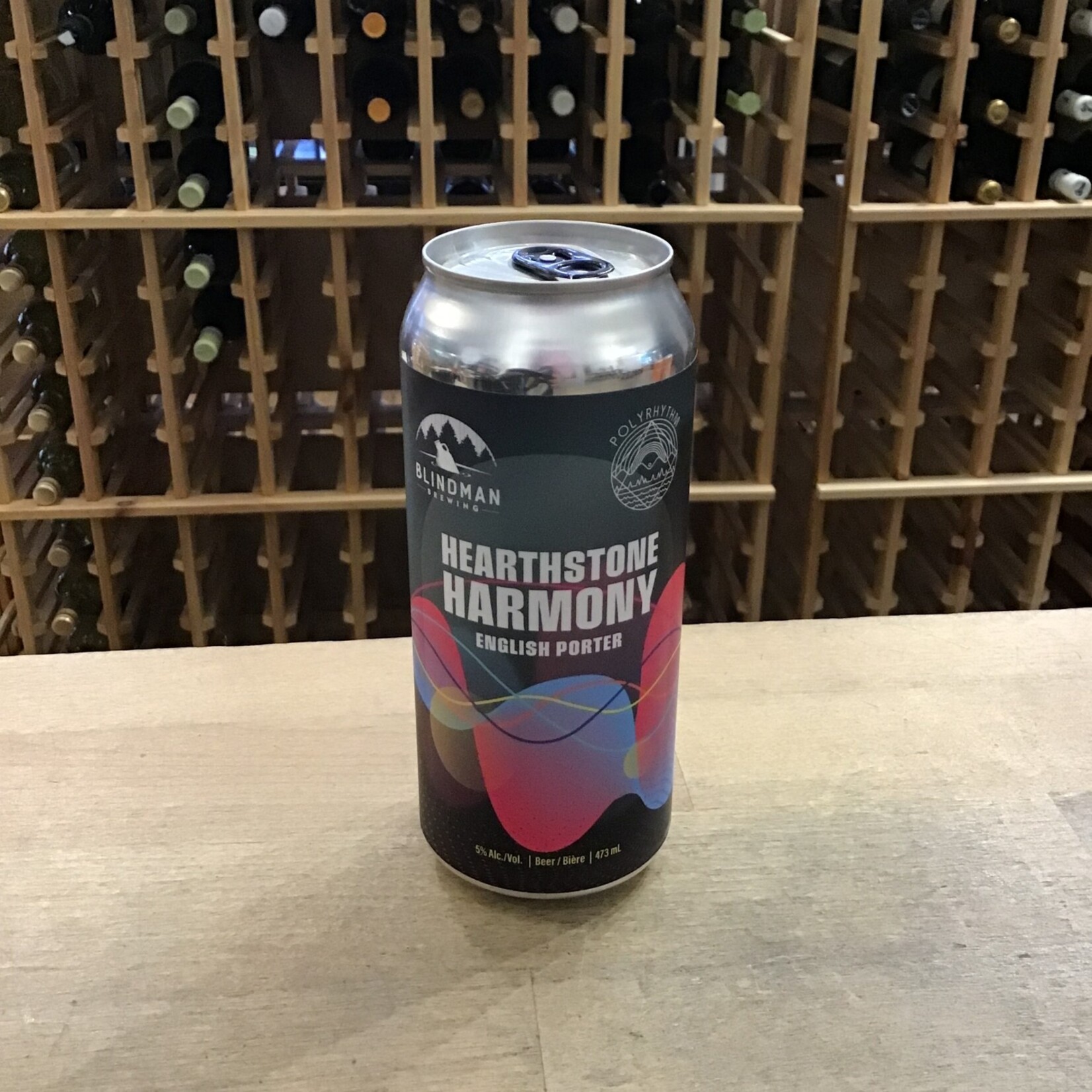 Blindman 'Hearthstone  Harmony' English Porter, Blindman x Polyrhythm 473ml 6.5%