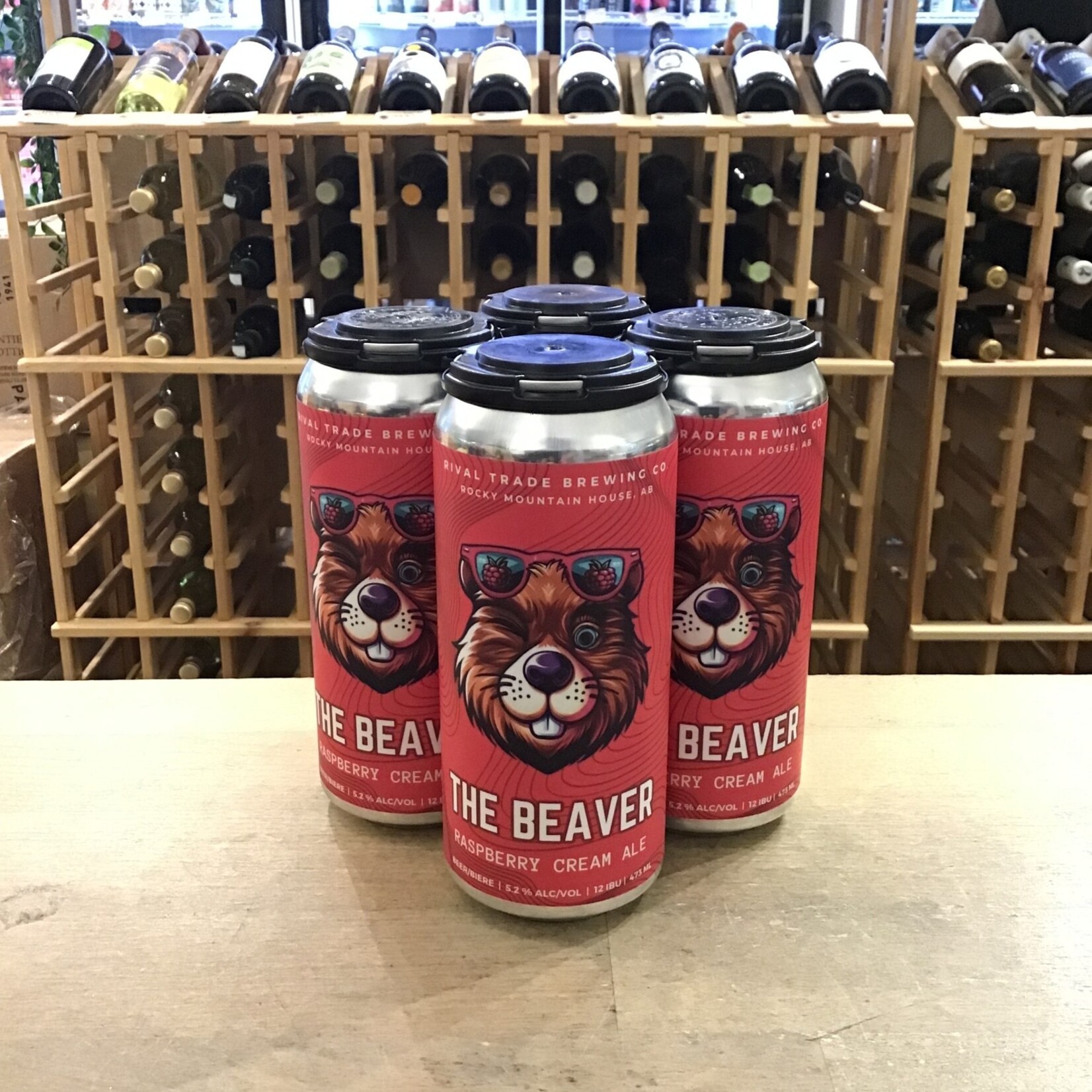 'The Beaver' Raspberry Cream Ale, Rival Trade 4x473ml 5.2%
