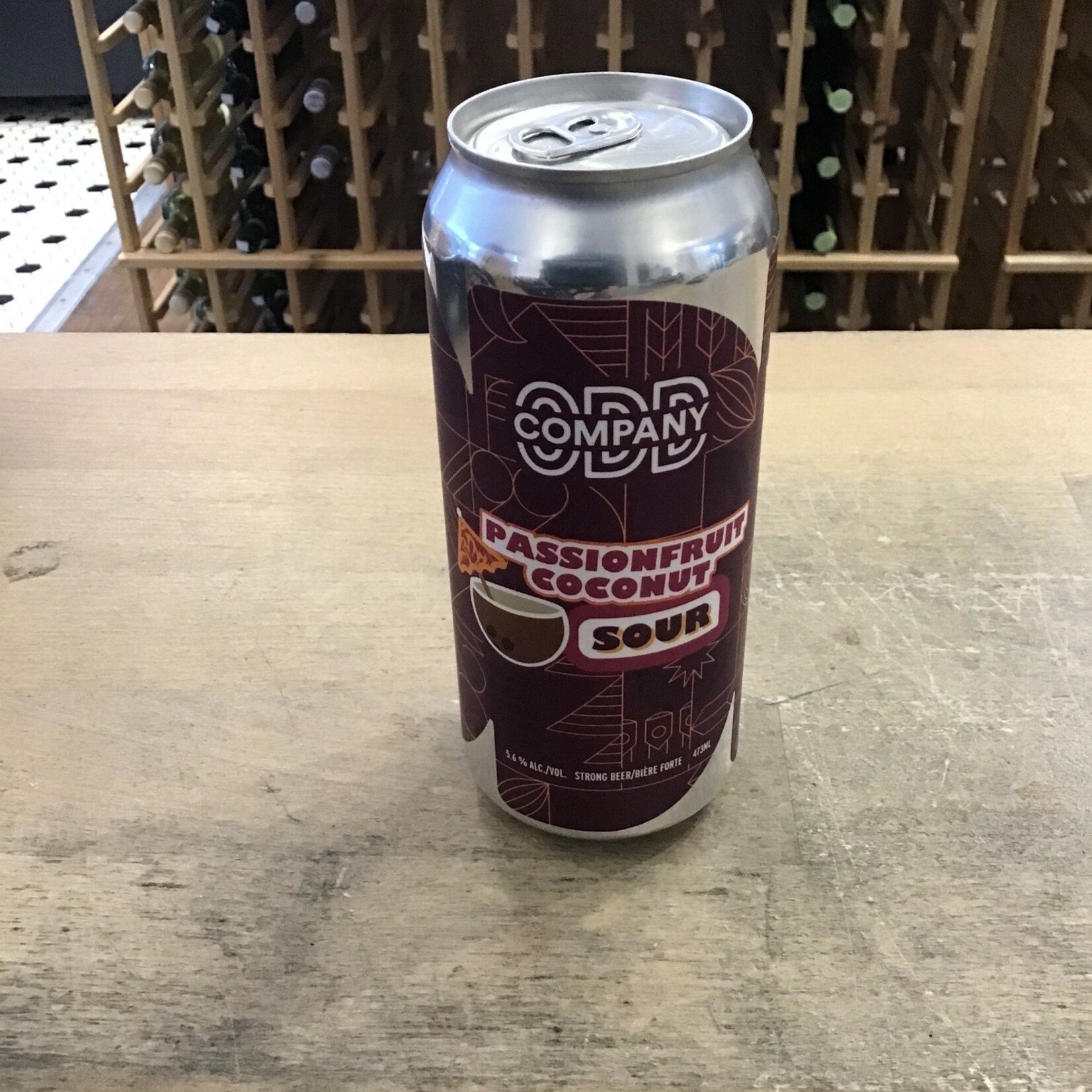 Odd Company Brewing 'Passionfruit Coconut' Sour, Odd Company 473ml 5.4%
