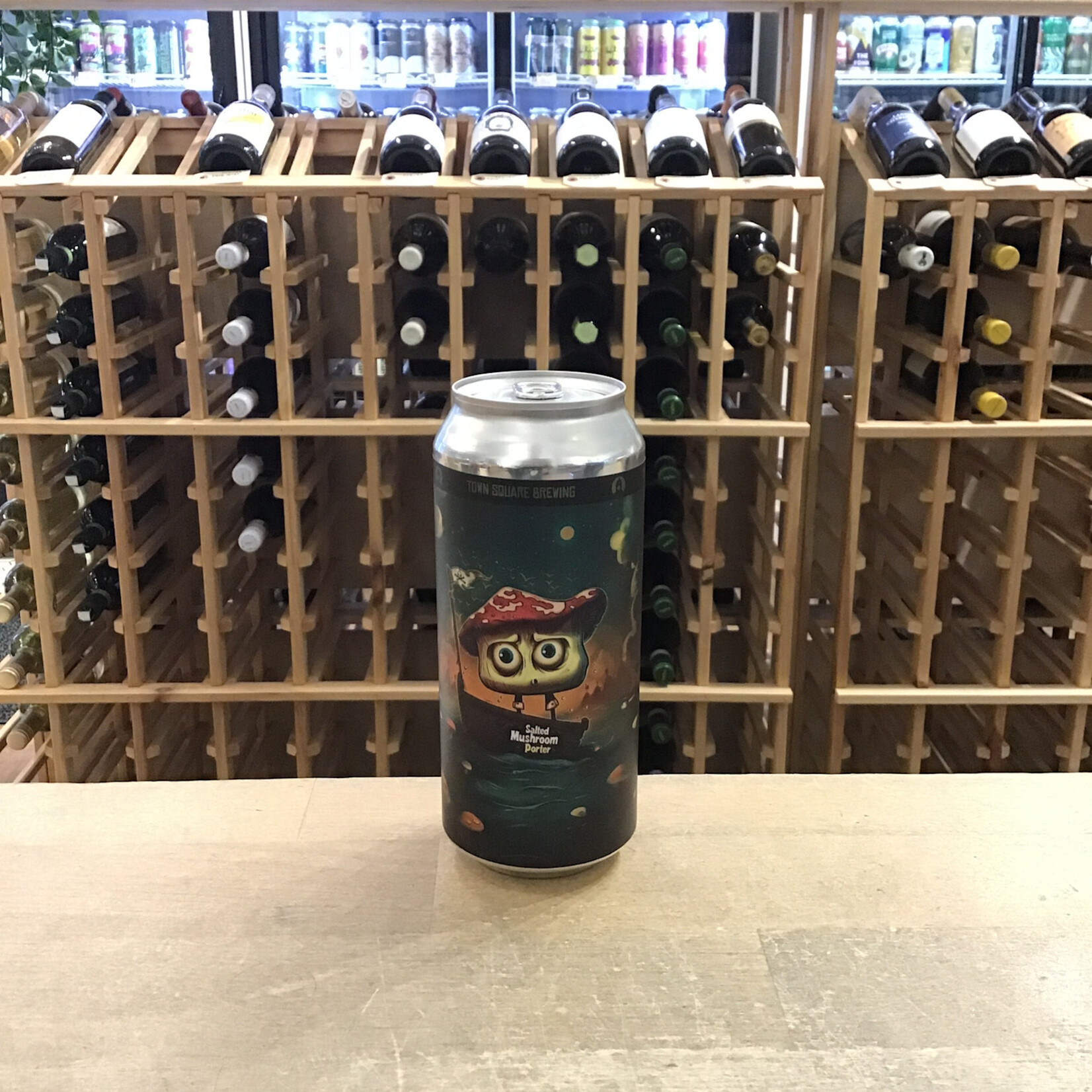 Town Square 'Captain Fun Gus' Salted Mushroom Porter, Town Square 473ml 5.5%