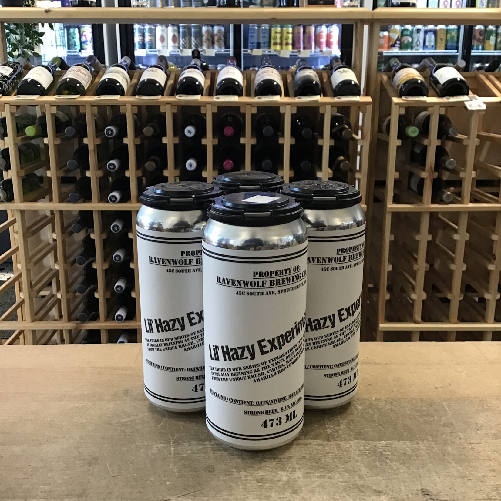 'Lil' Hazy Experiment 2.0'  IPA, Raven Wolf 4x473ml 6.1%