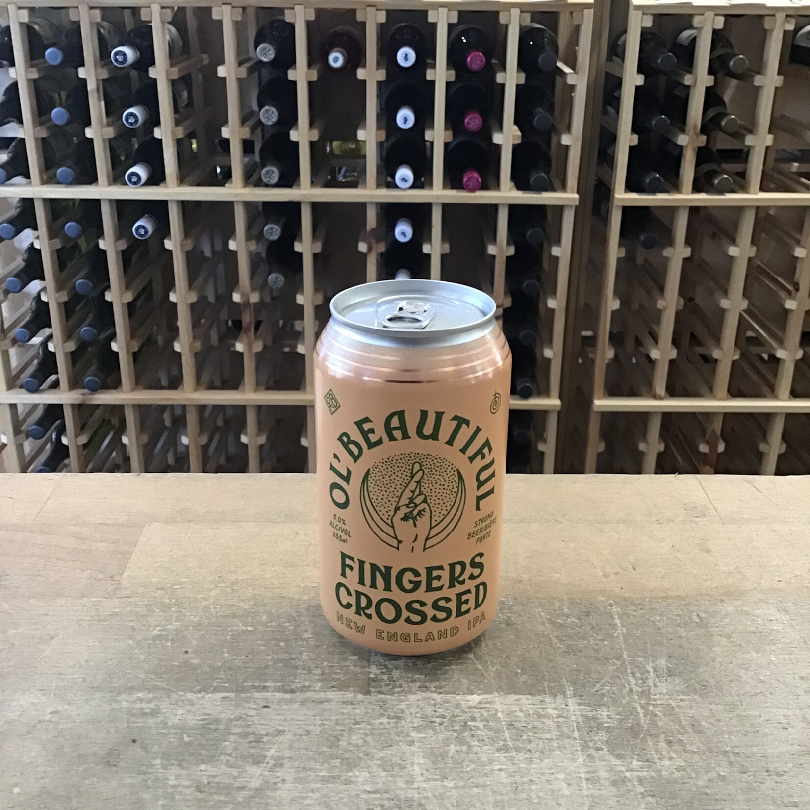 Ol' Beautiful Brewing 'Fingers Crossed' NEIPA, Ol' Beautiful 355ml 6%