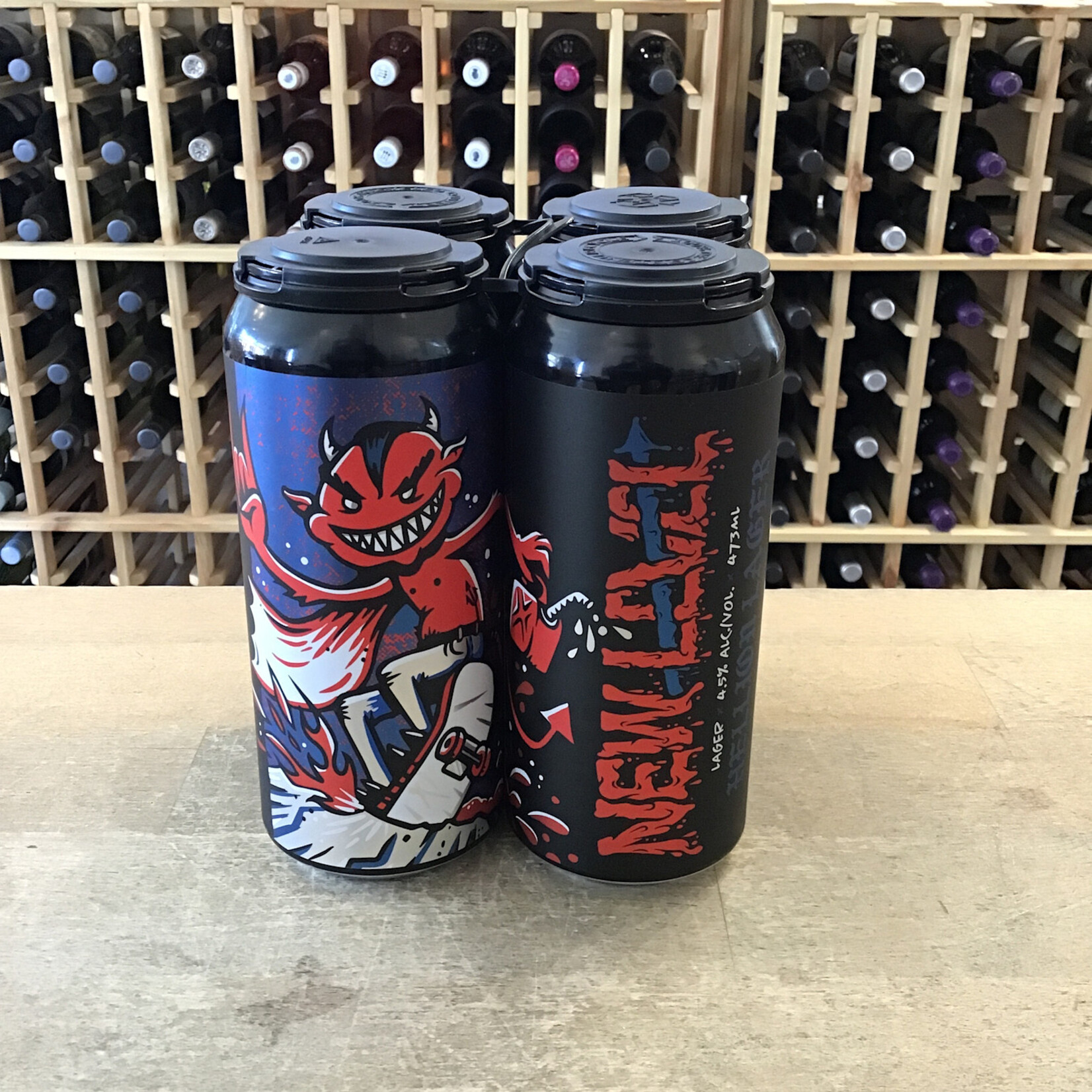 New Level Brewing 'Hellion' Lager, New Level, 4x473ml 4.5%