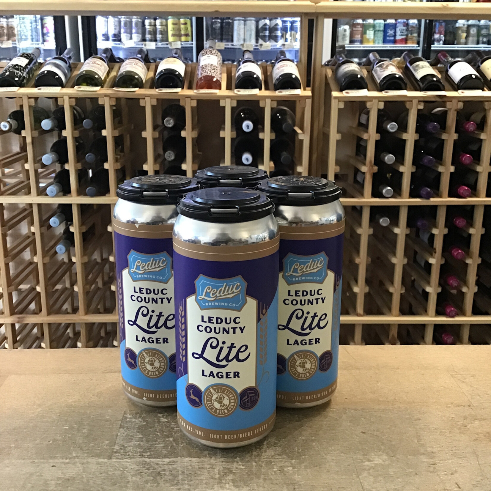 'Leduc County Lite' Light Lager, Leduc Brew Co 4x473ml 4.0%