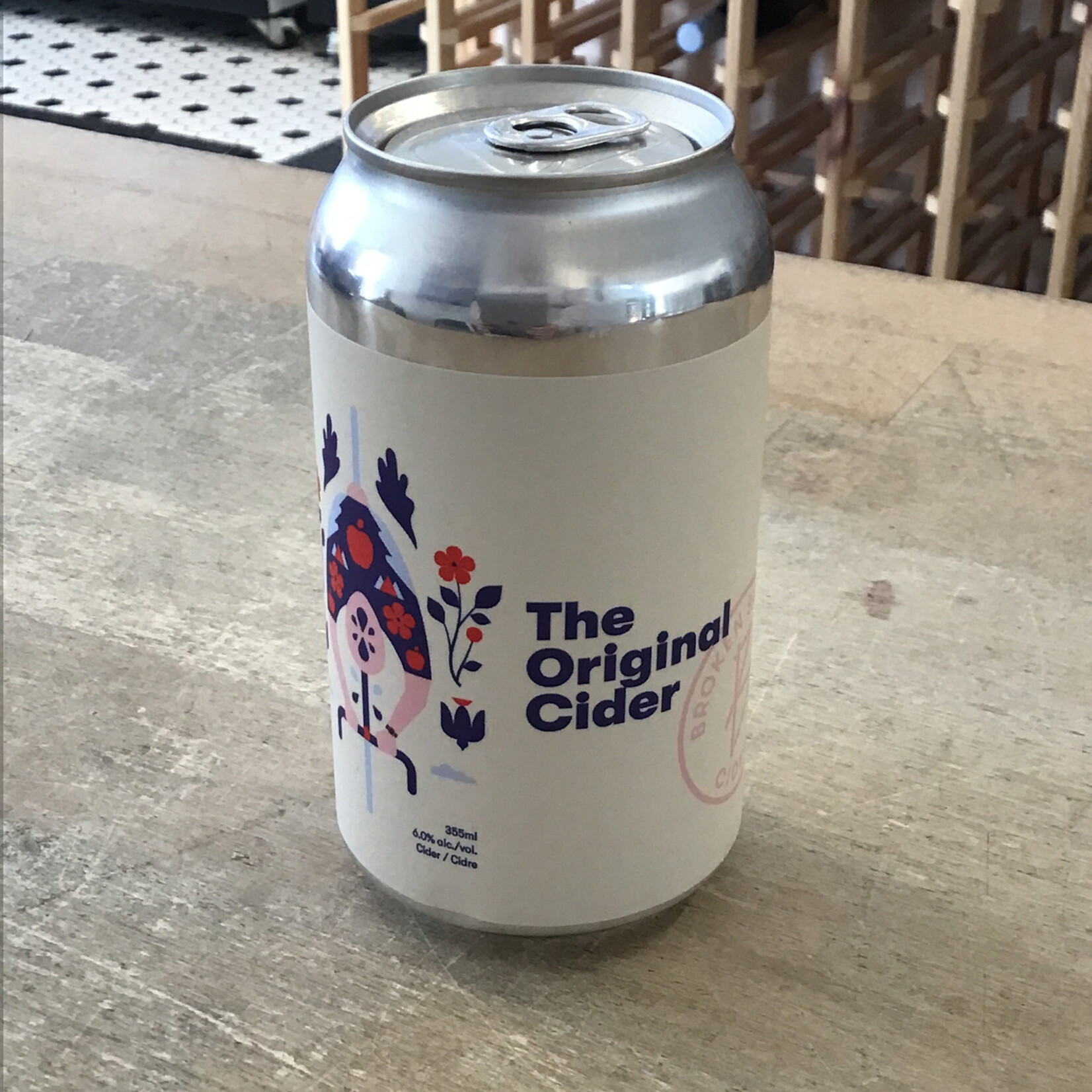 Broken Spoke 'The Original Cider' Semisweet Apple Cider, Broken Spoke 355ml 6.0%