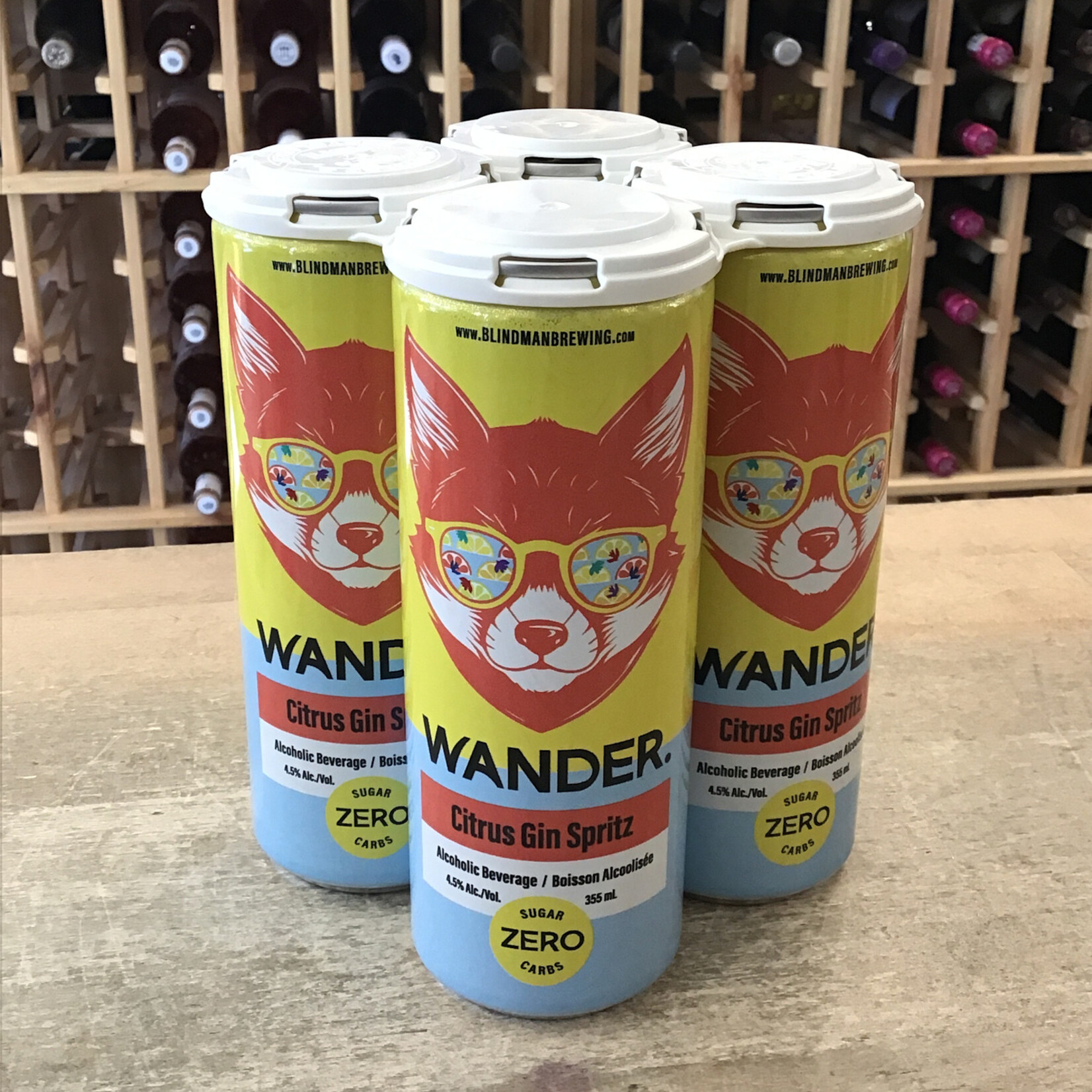 Blindman 'Wander' Citrus Gin Spritz, Blindman 4x355ml 4.5%