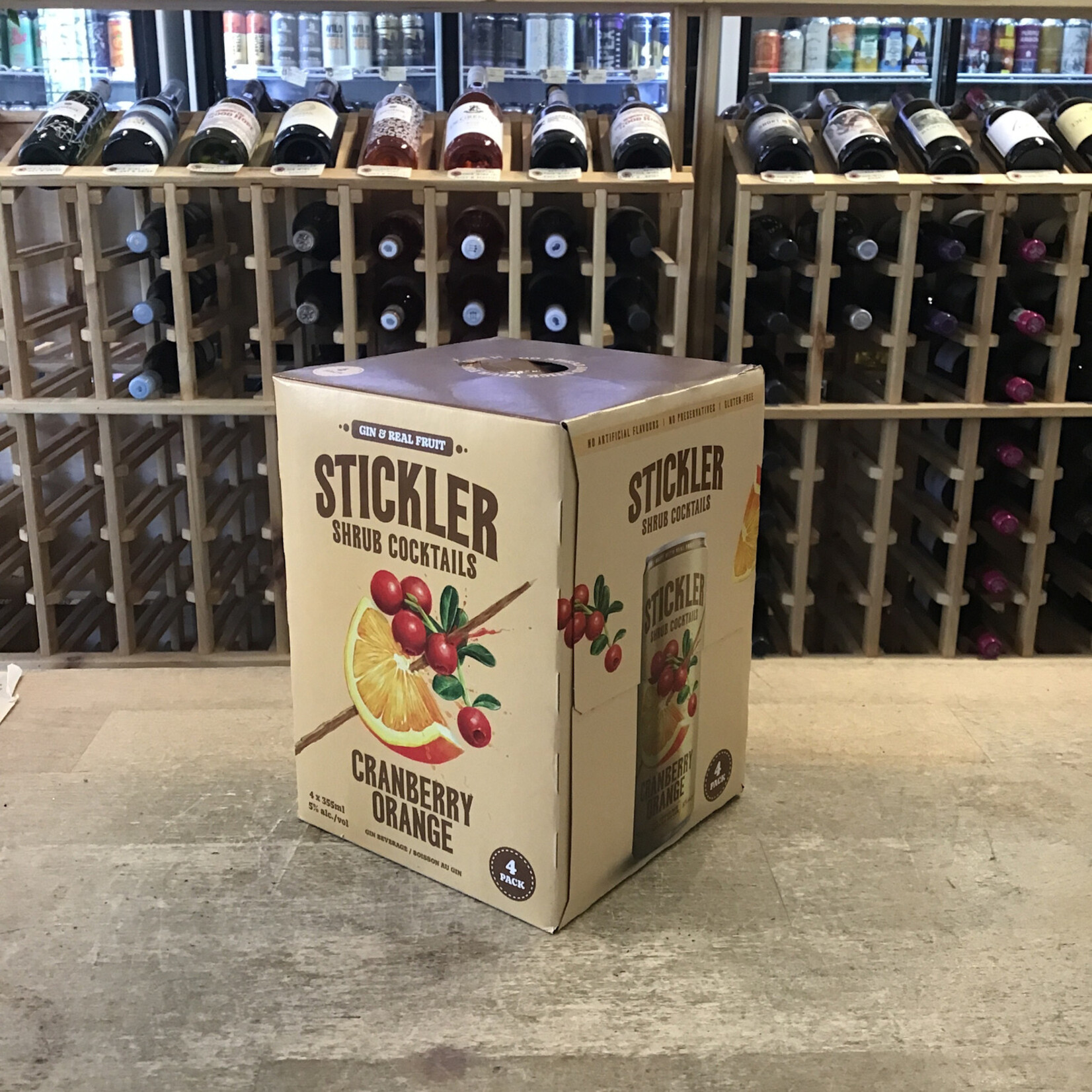 'Cranberry Orange' Shrub, Stickler 4x355ml 5%