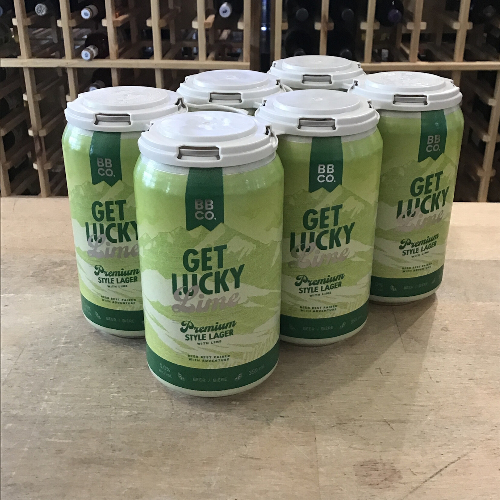‘Get Lucky Lime’ Premium Style Lager, Born Brewing Co. 6x355ml 5.0%