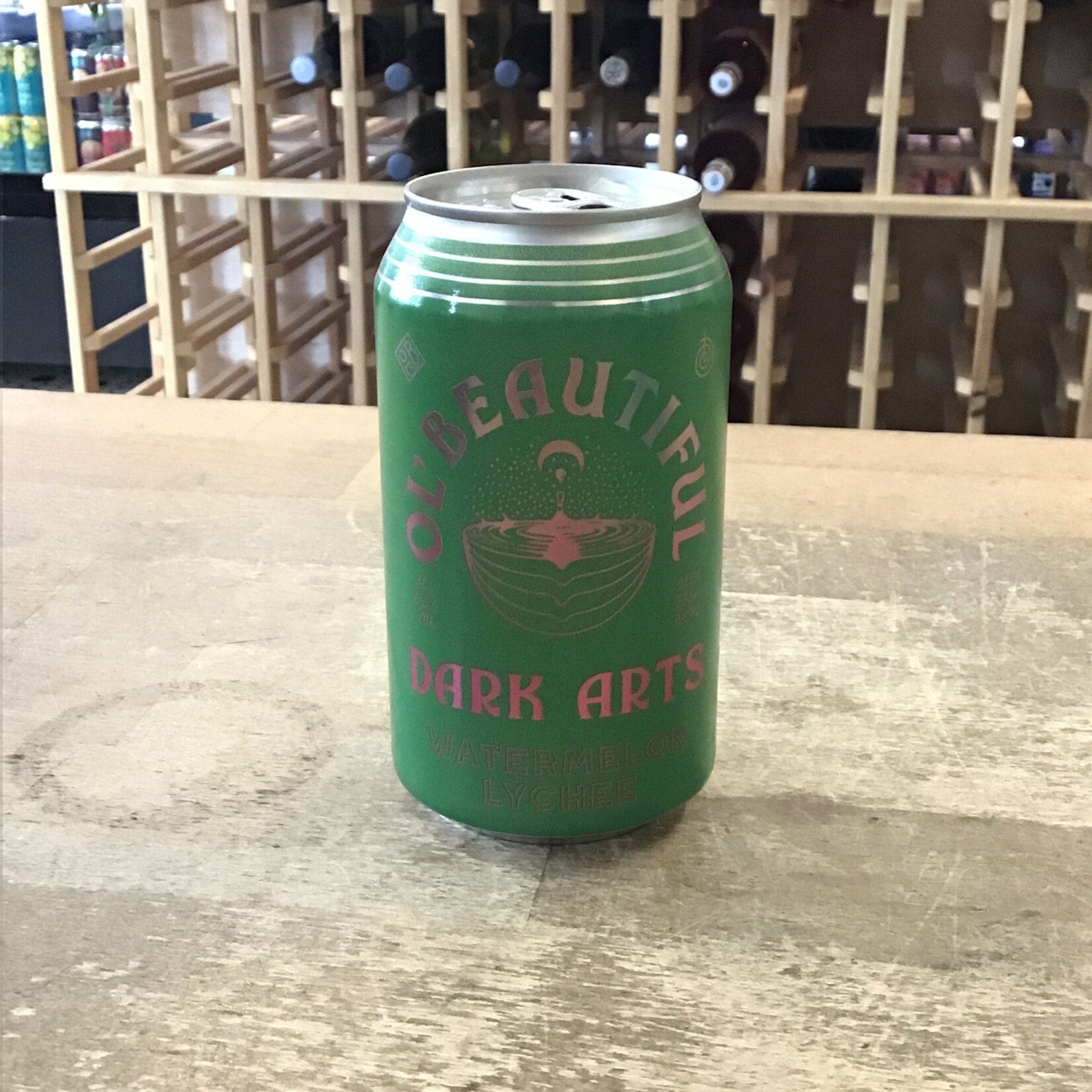 Ol' Beautiful Brewing ‘Dark Arts’ Watermelon Lychee Sour,  Ol’Beautiful Brewing 355ml 5%