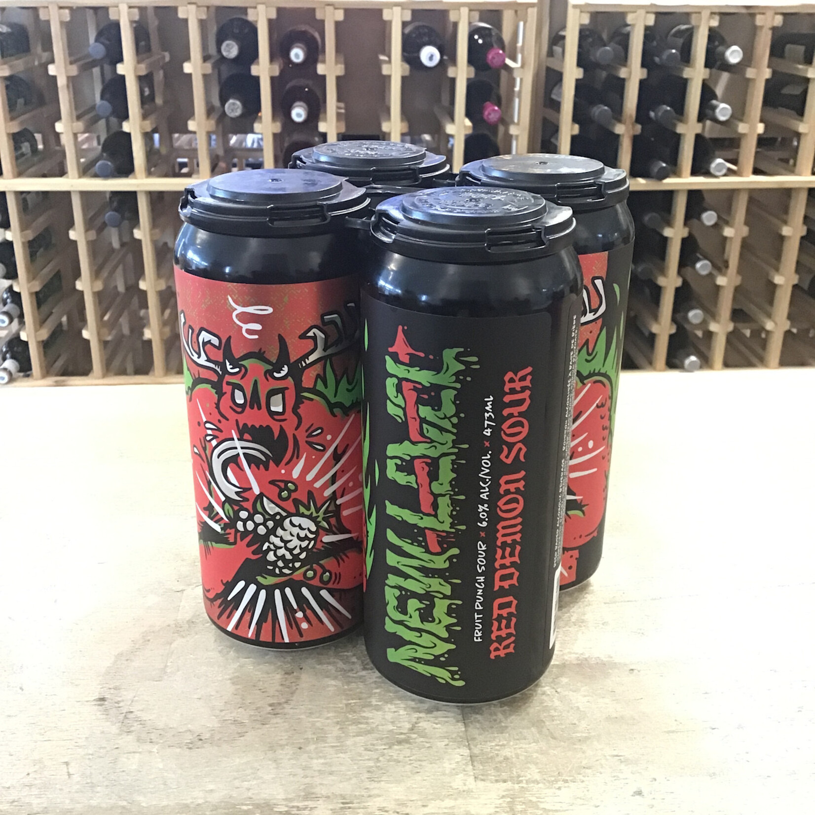 New Level Brewing ‘Red Demon' Fruit Punch Sour, New Level 4x473ml 6.0%