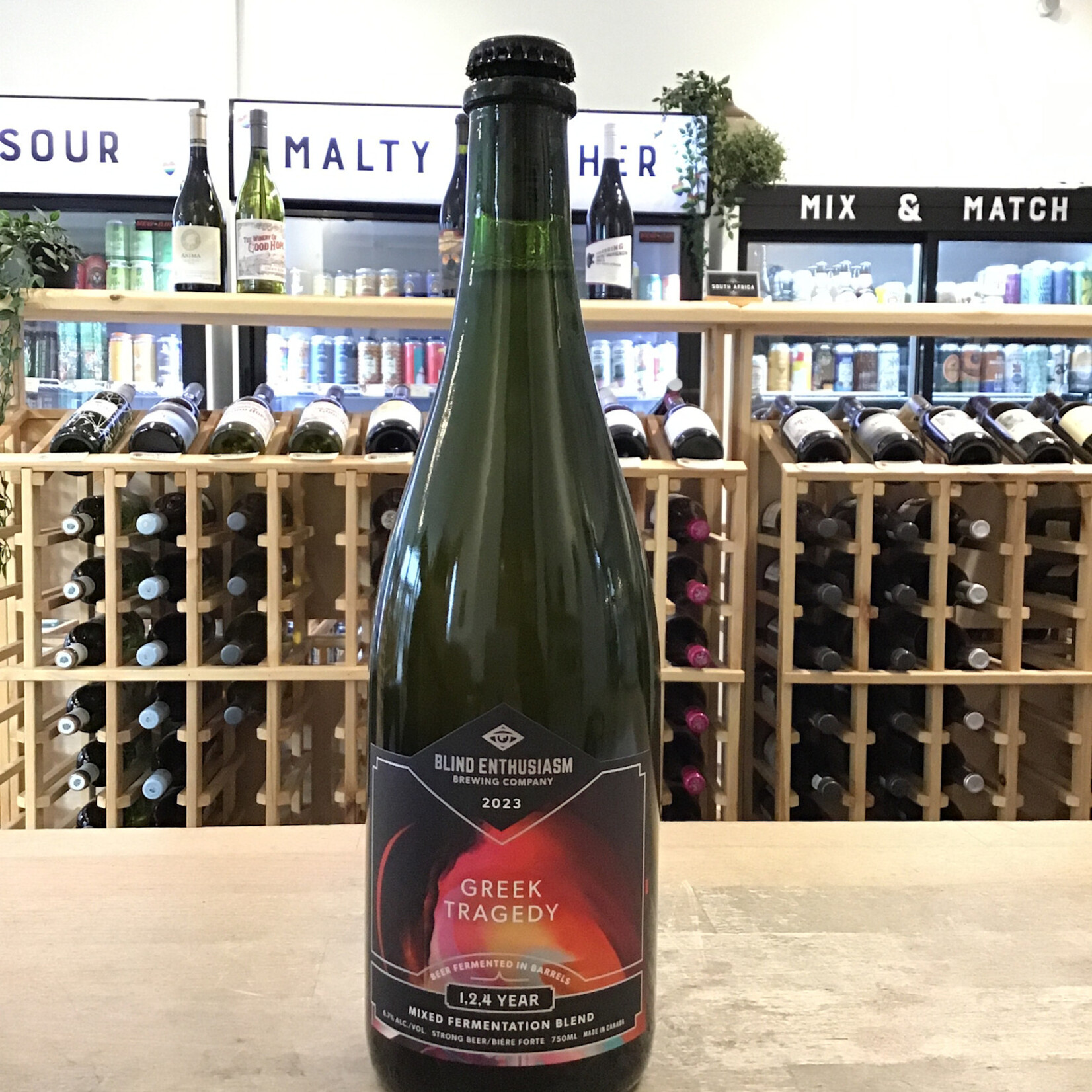 Blind Enthusiasm ‘Greek Tragedy’ Mixed Fermentation Blend, Blind Enthusiasm, 750ml 6.7%