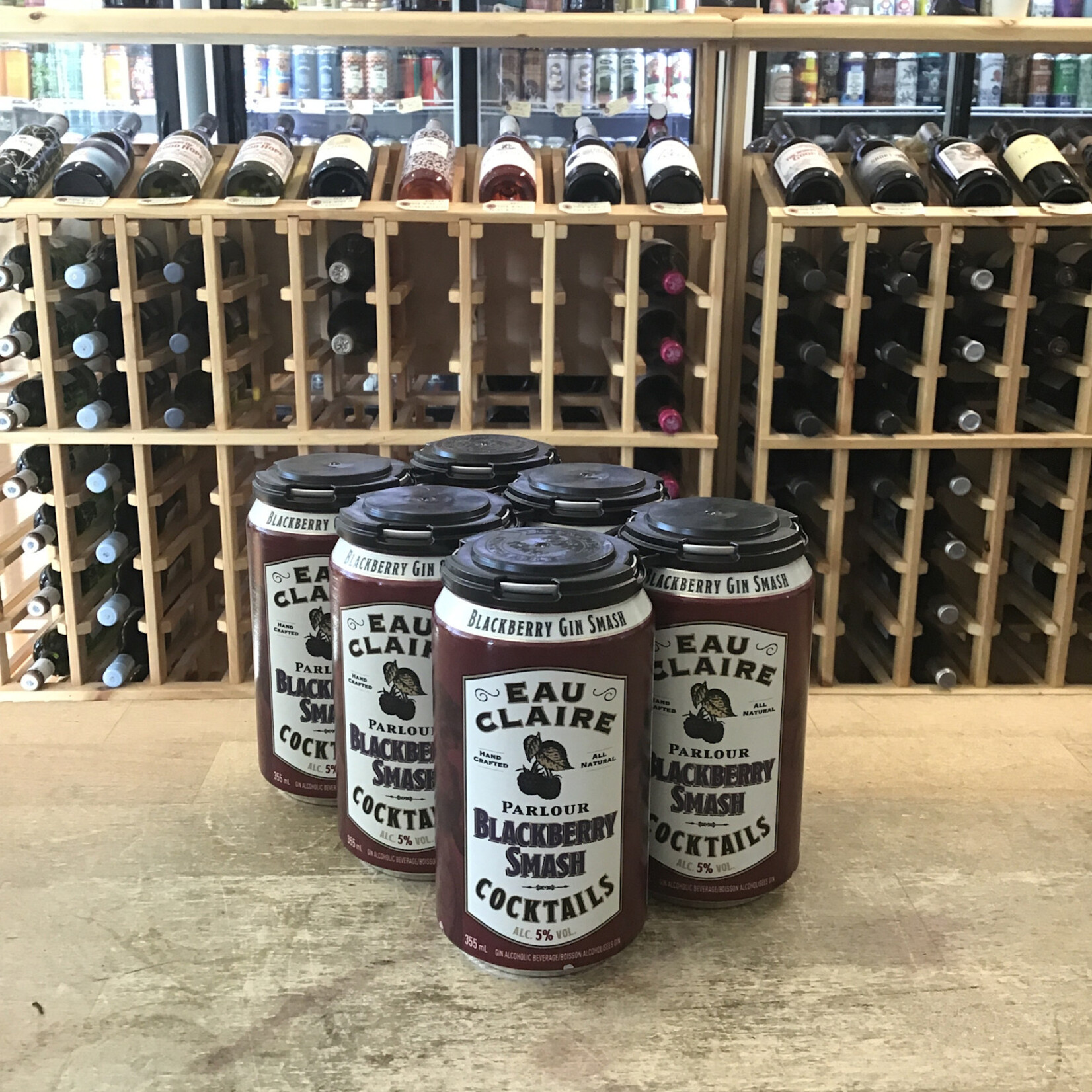 'Gin Blackberry Smash'  RTD, Eau Claire 6x355ml 5.0%
