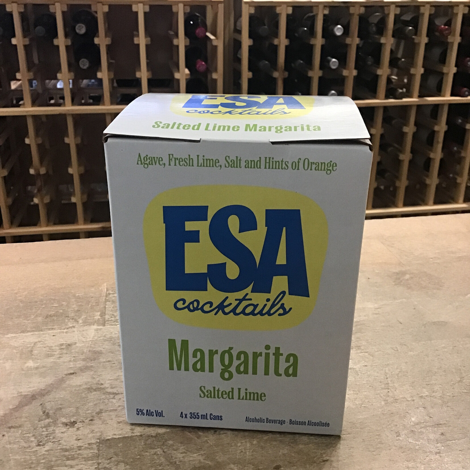 'Salted Lime Margarita' ESA Cocktails, 4x355ml 5%