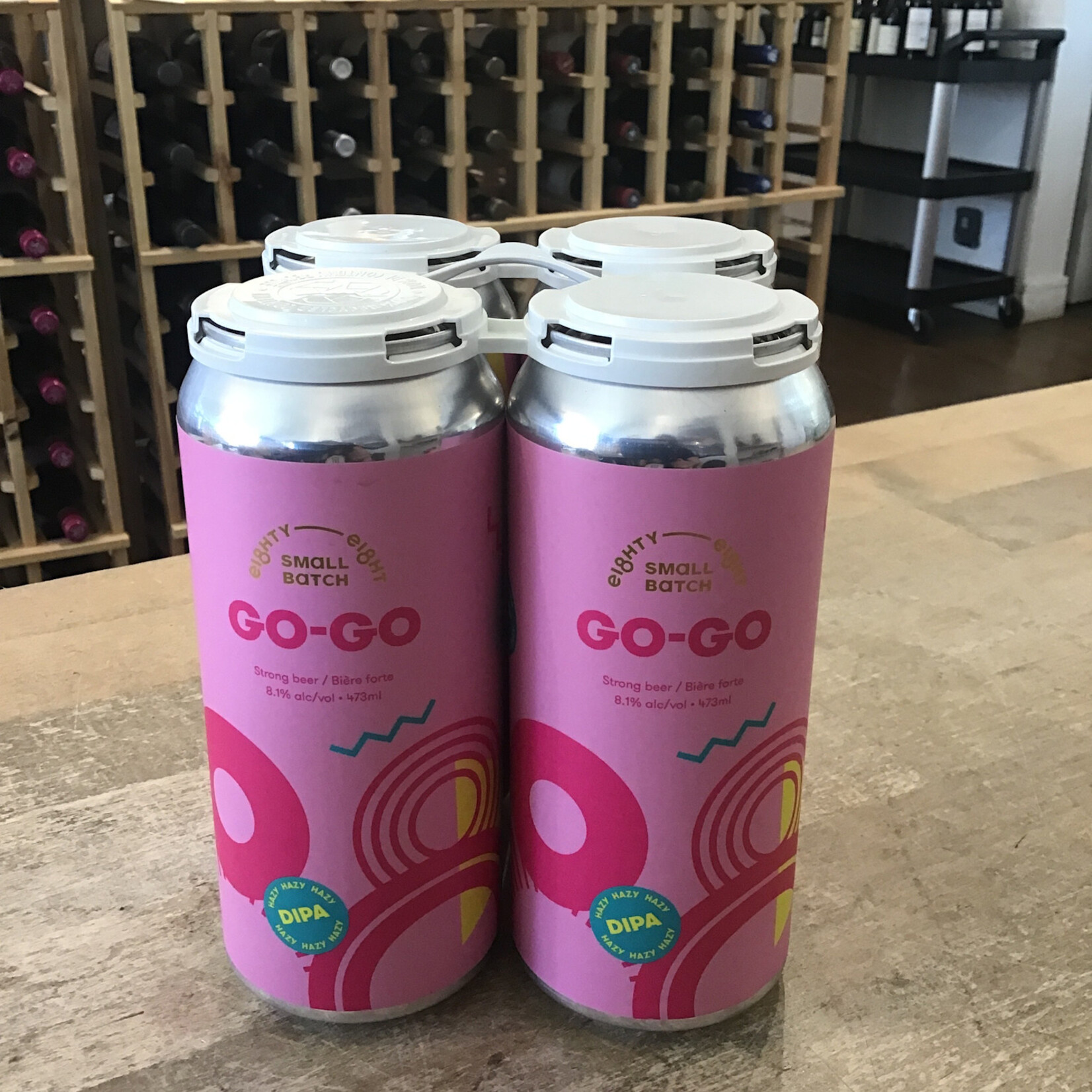 Eighty Eight 'Go-Go' Hazy DIPA, Eighty Eight Brewing 4x473ml 8.0%